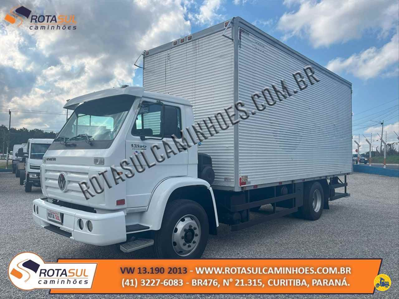 CAMINHAO VOLKSWAGEN VW 13190 Baú Furgão Toco 4x2 Rota Sul Caminhões CURITIBA PARANÁ PR