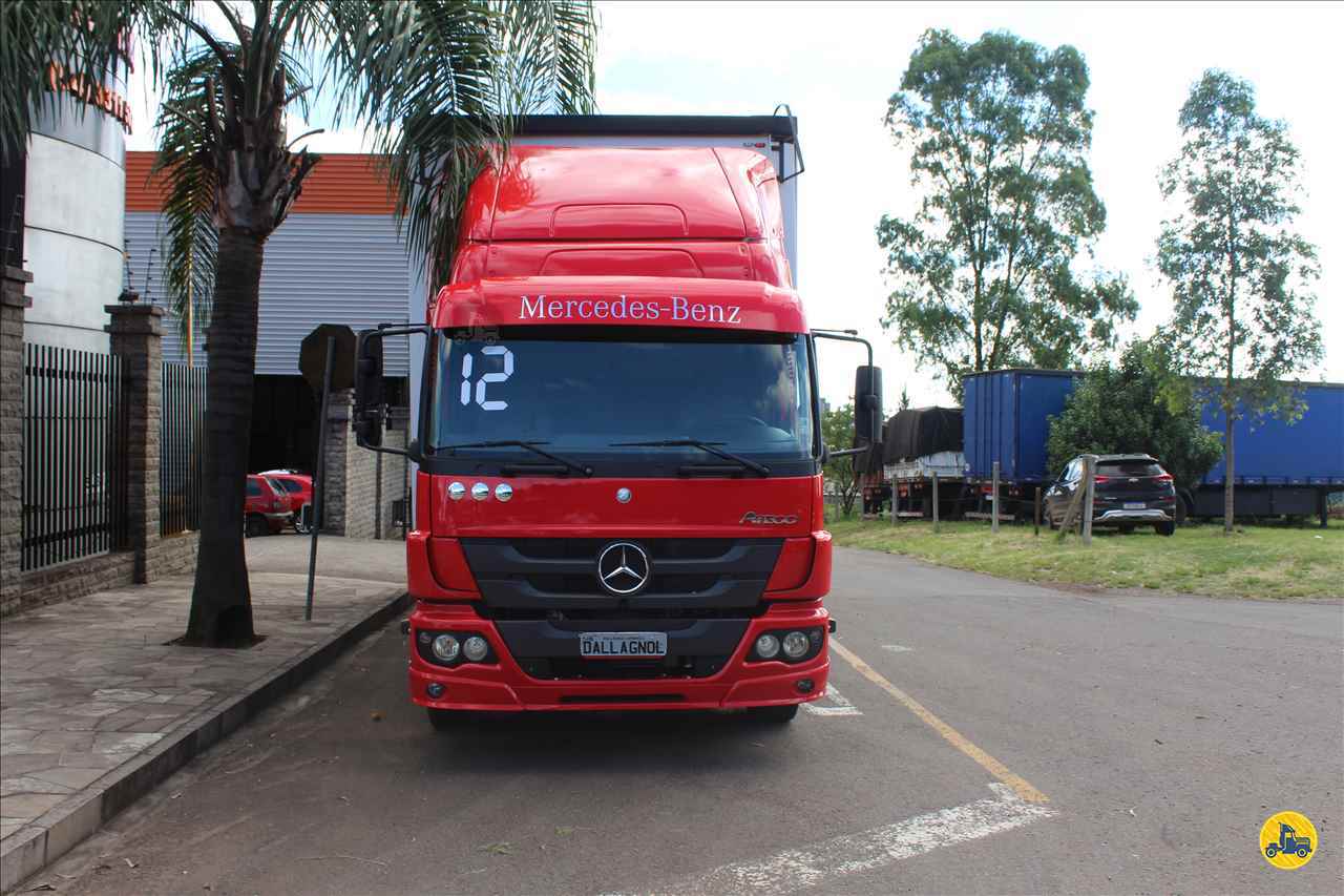 CAMINHAO MERCEDES-BENZ MB 2426 Baú Sider BiTruck 8x2 DallAgnol Caminhões RS PASSO FUNDO RIO GRANDE DO SUL RS