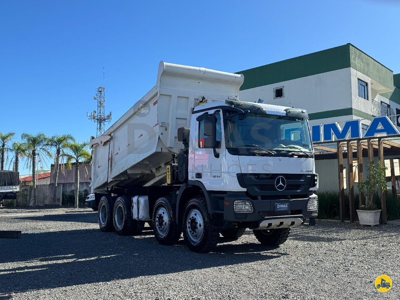 CAMINHAO MERCEDES-BENZ MB 4844 Caçamba Basculante BiTruck 8x4 Dimas Caminhões SAO JOSE SANTA CATARINA SC