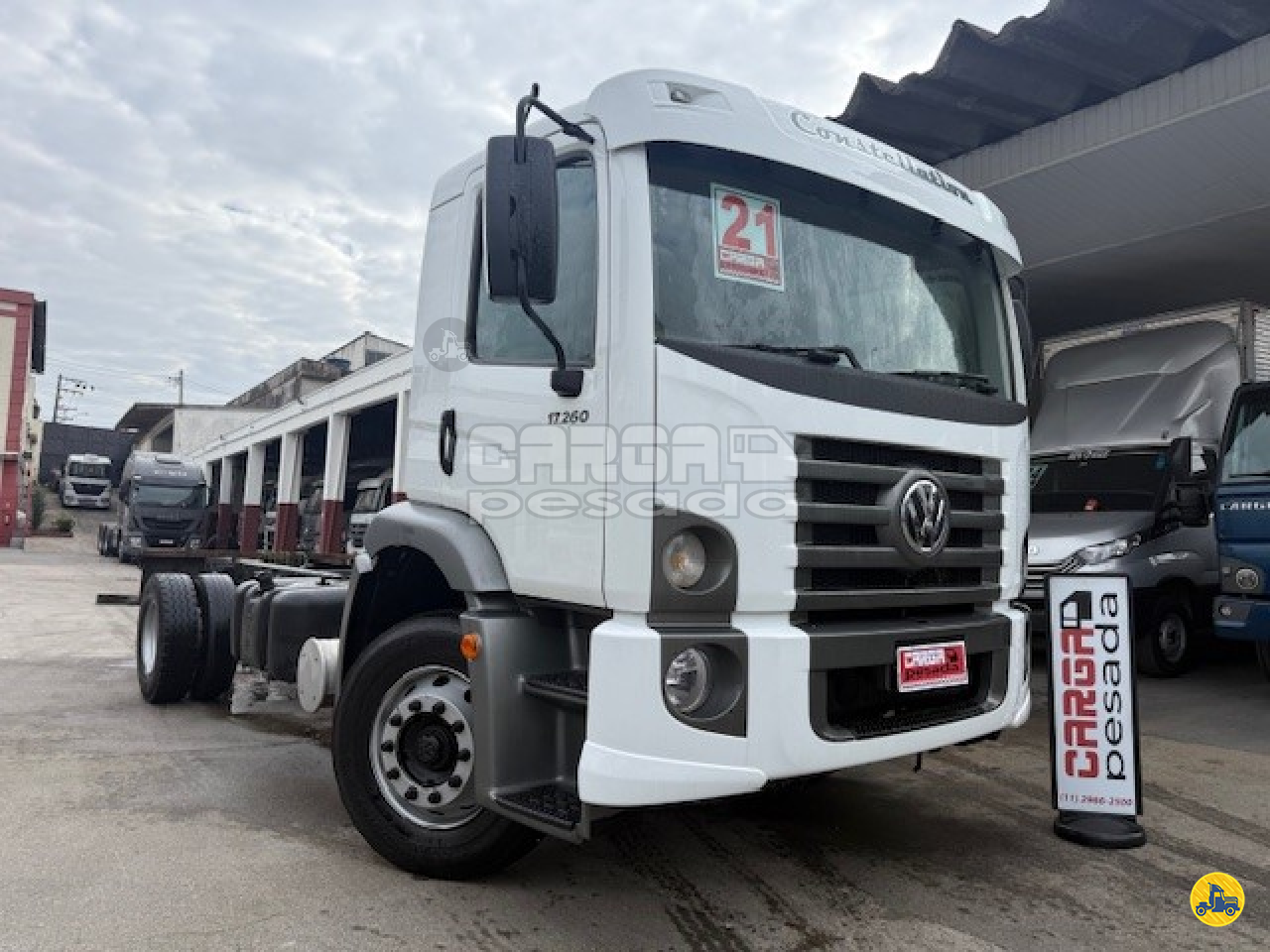 CAMINHAO VOLKSWAGEN VW 17260 Chassis Toco 4x2 Carga Pesada Caminhões SAO PAULO SÃO PAULO SP