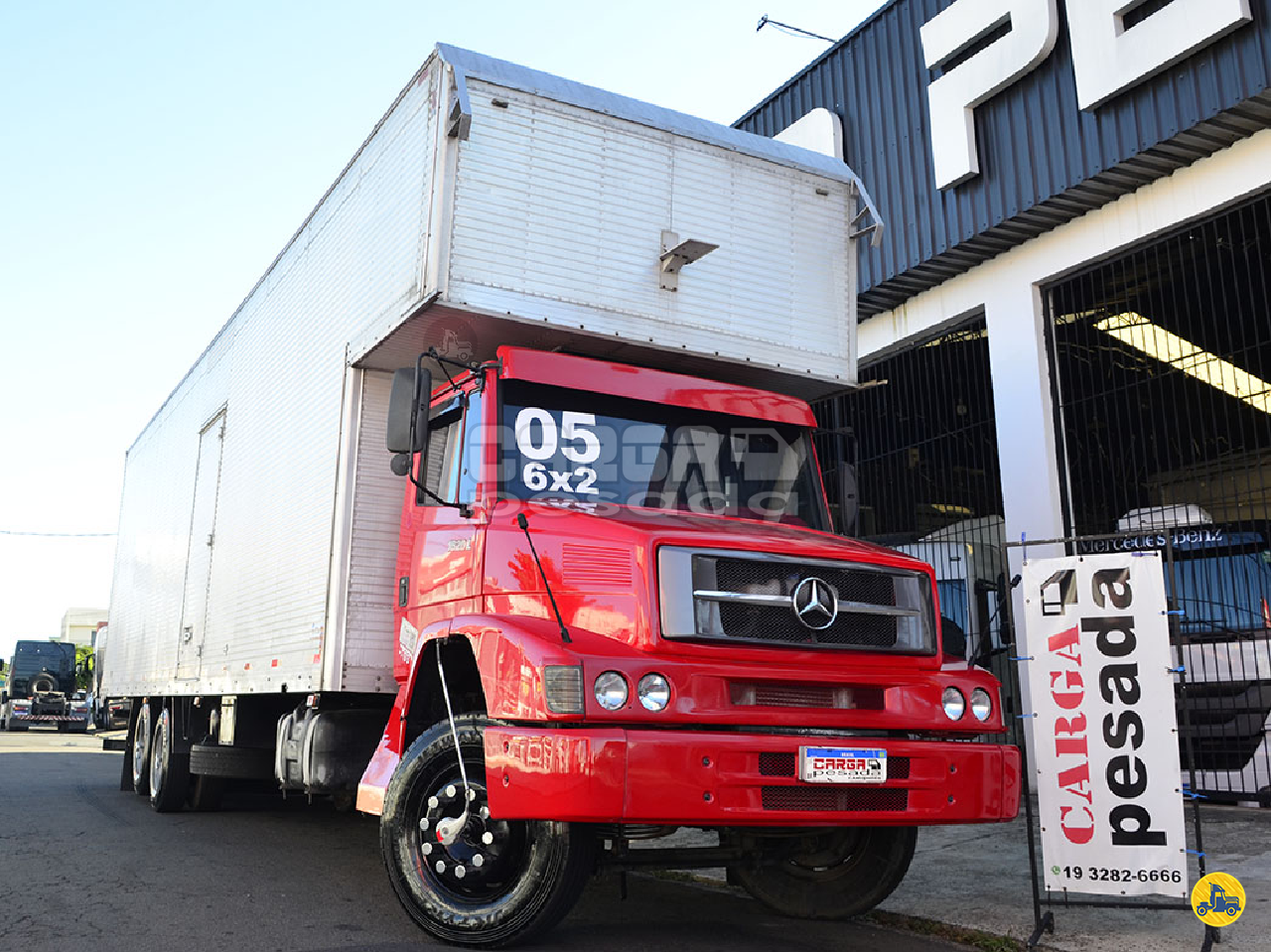 CAMINHAO MERCEDES-BENZ MB 1620 Baú Furgão Truck 6x2 Carga Pesada Caminhões SAO PAULO SÃO PAULO SP