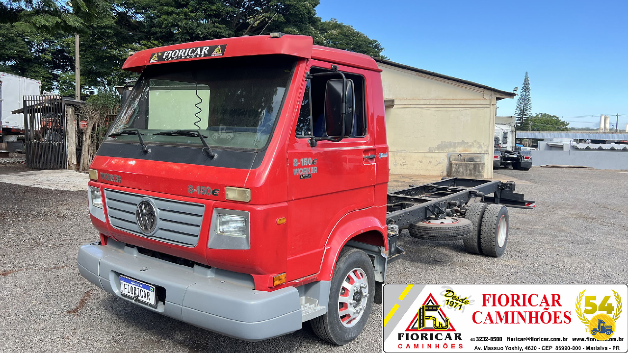 CAMINHAO VOLKSWAGEN VW 8150 Chassis 3/4 4x2 Fioricar Caminhões MARIALVA PARANÁ PR