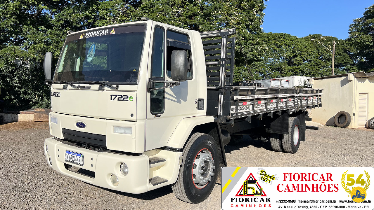 CAMINHAO FORD CARGO 1722 Carga Seca Toco 4x2 Fioricar Caminhões MARIALVA PARANÁ PR