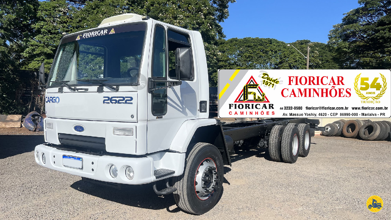 CAMINHAO FORD CARGO 2622 Chassis Truck 6x4 Fioricar Caminhões MARIALVA PARANÁ PR