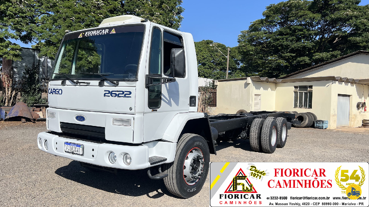 CAMINHAO FORD CARGO 2622 Chassis Truck 6x4 Fioricar Caminhões MARIALVA PARANÁ PR