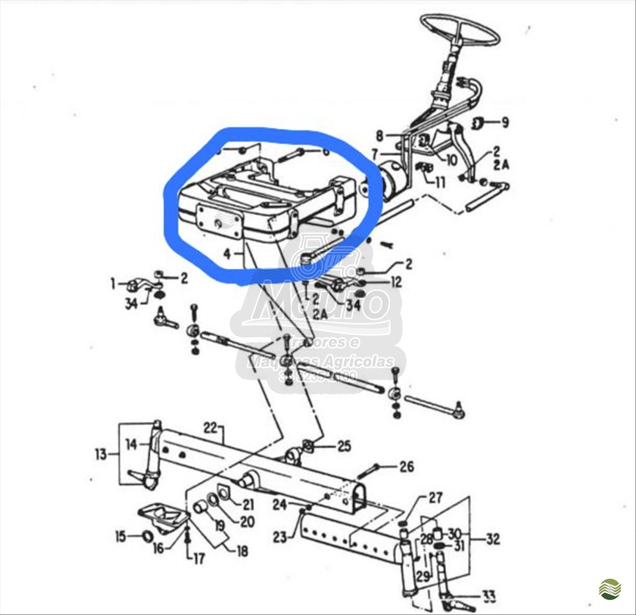 E1NN3A042CA - SUPORTE COMPLETO FORD 4600/4610