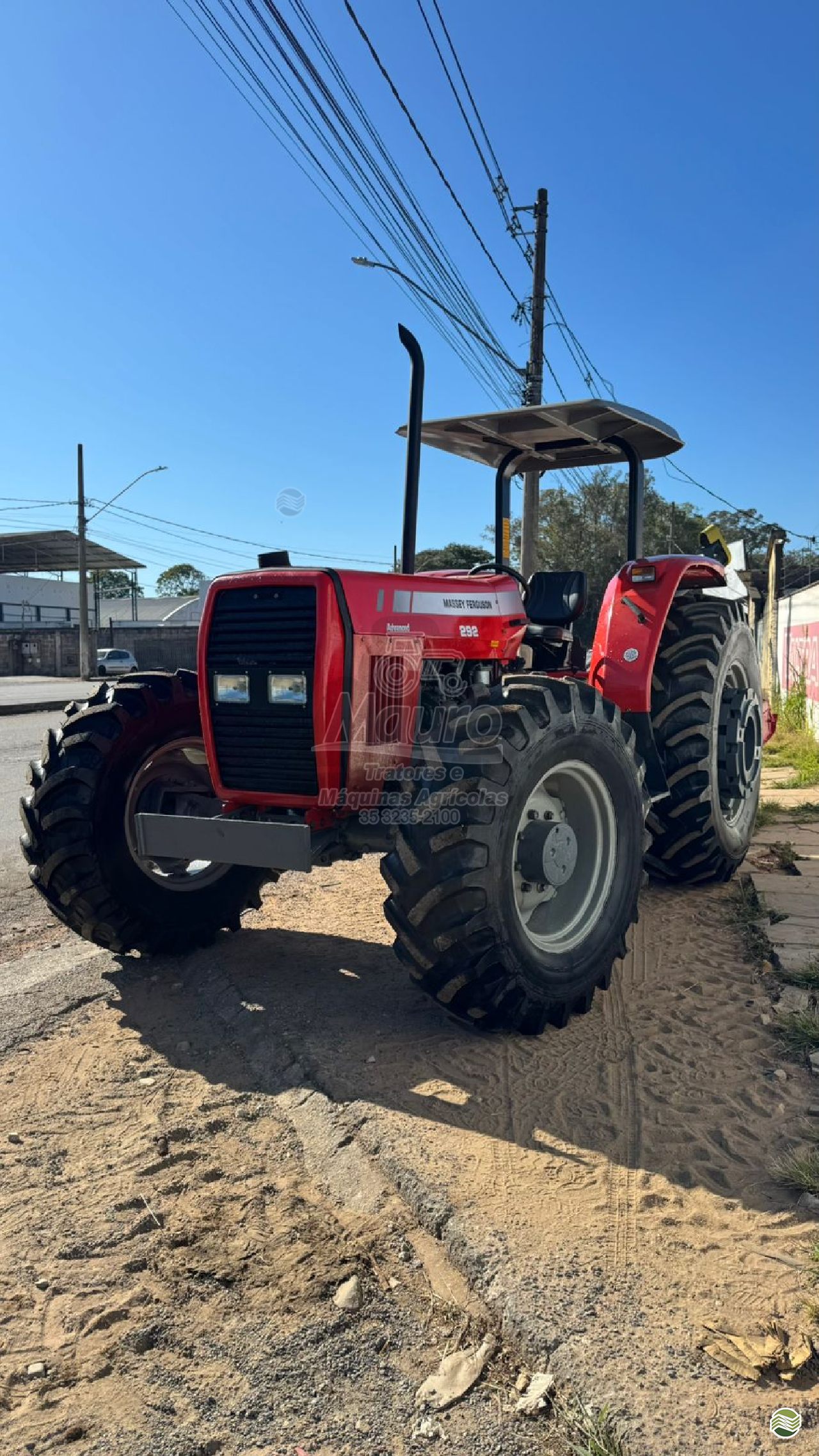 TRATOR MASSEY FERGUSON MF 292 Tração 4x4 Mauro Tratores TRES CORACOES MINAS GERAIS MG