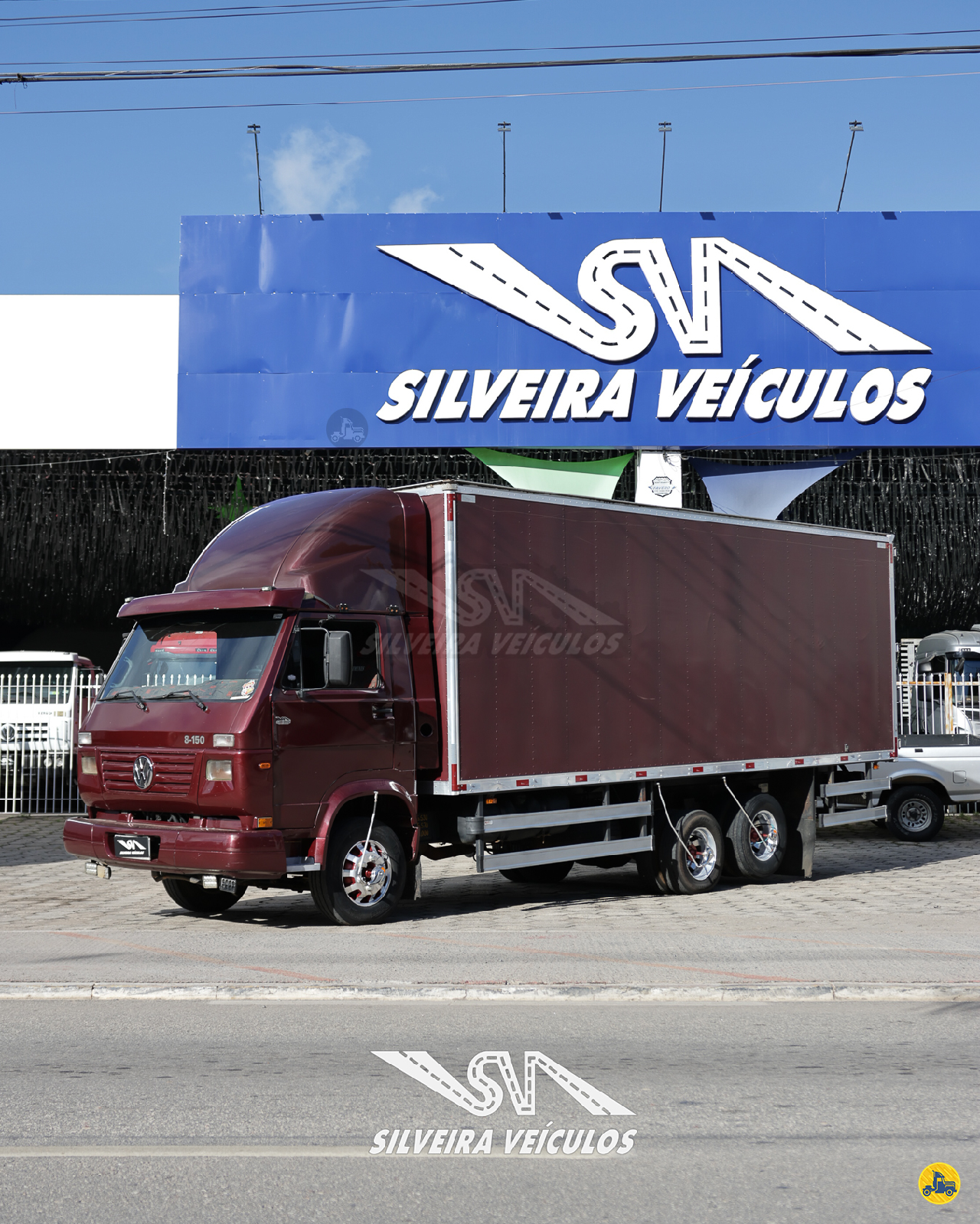 CAMINHAO VOLKSWAGEN VW 8150 Baú Furgão 3/4 6x2 Silveira Veículos PIEDADE SÃO PAULO SP