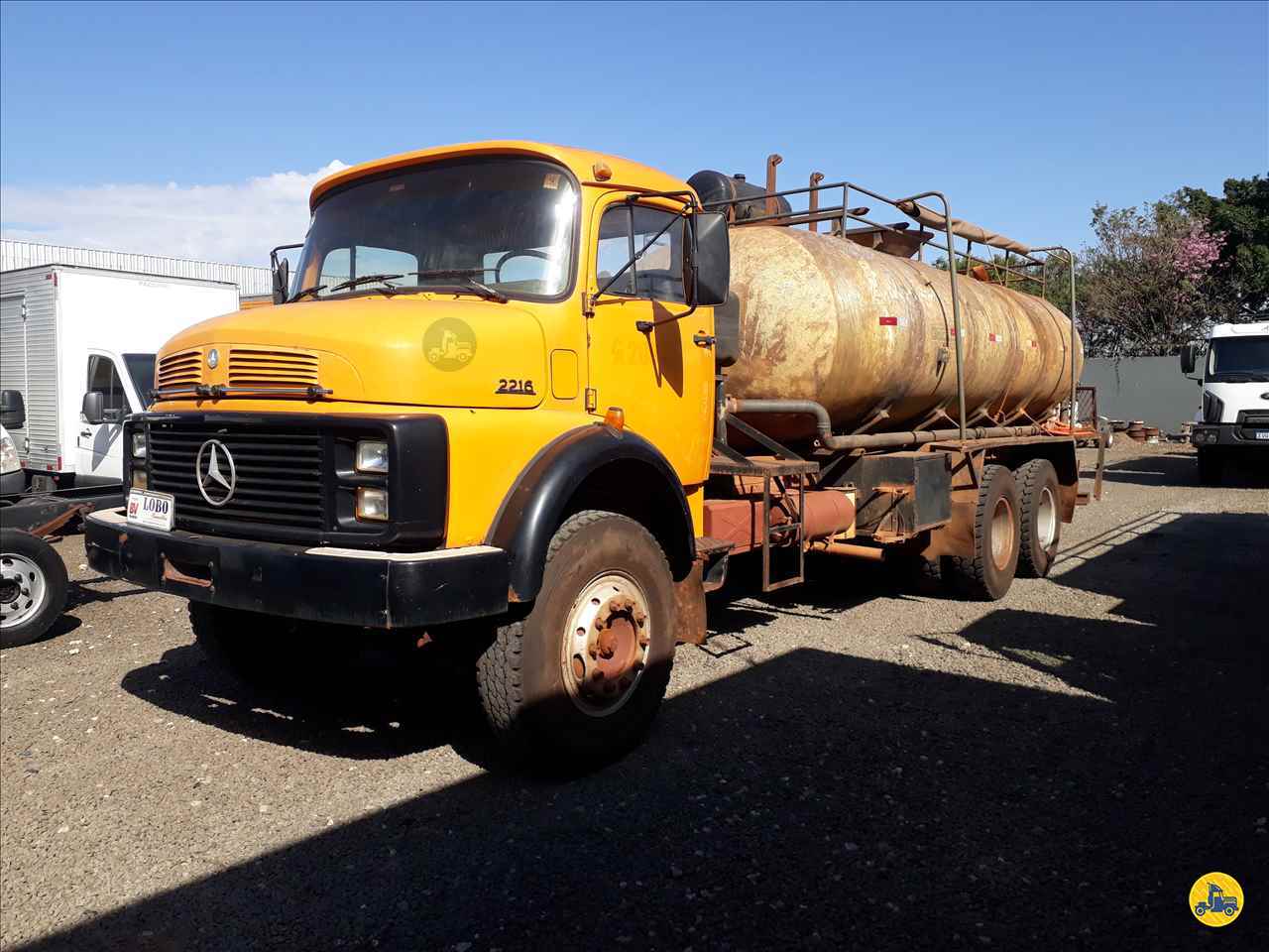 CAMINHAO MERCEDES-BENZ MB 2216 Tanque Pipa Traçado 6x4 Lobo Caminhões PIRACICABA SÃO PAULO SP