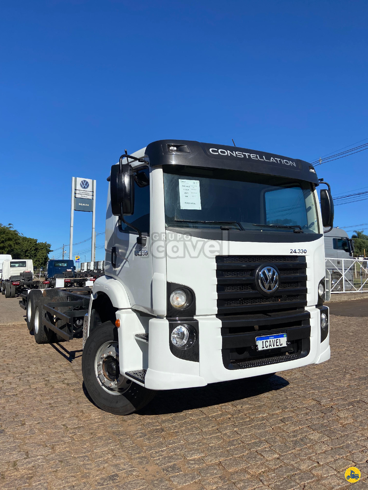 CAMINHAO VOLKSWAGEN VW 24330 Chassis Truck 6x2 Icavel Caminhões - VW CASCAVEL PARANÁ PR