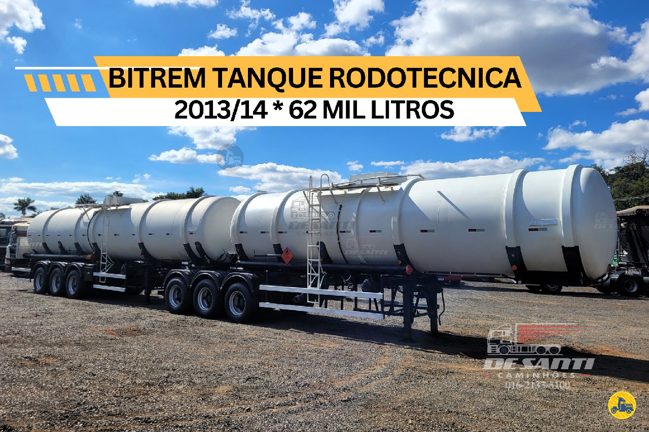 CARRETA BITREM 9 EIXOS TANQUE AÇO De Santi Caminhões RIBEIRAO PRETO SÃO PAULO SP