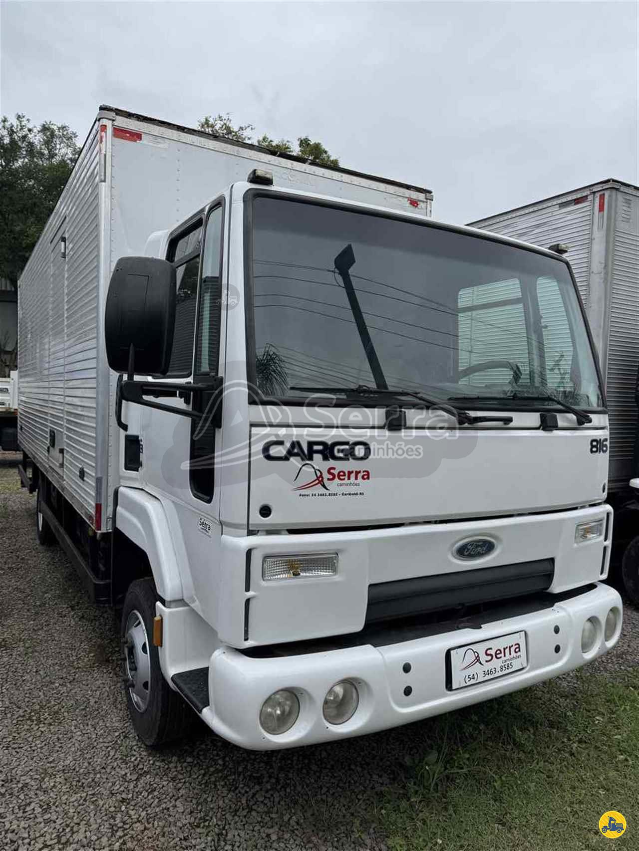CAMINHAO FORD CARGO 816 Baú Furgão 3/4 4x2 Serra Caminhões GARIBALDI RIO GRANDE DO SUL RS