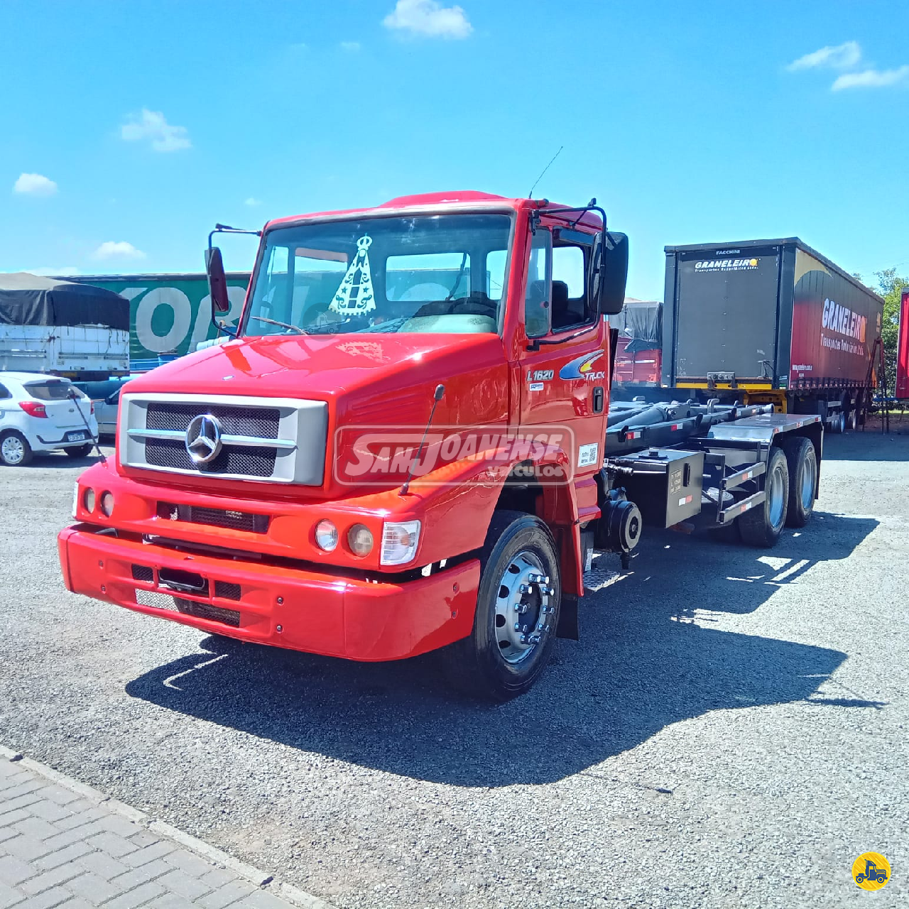 CAMINHAO MERCEDES-BENZ MB 1620 Roll ON OFF Truck 6x2 Sanjoanense Veículos LIMEIRA SÃO PAULO SP