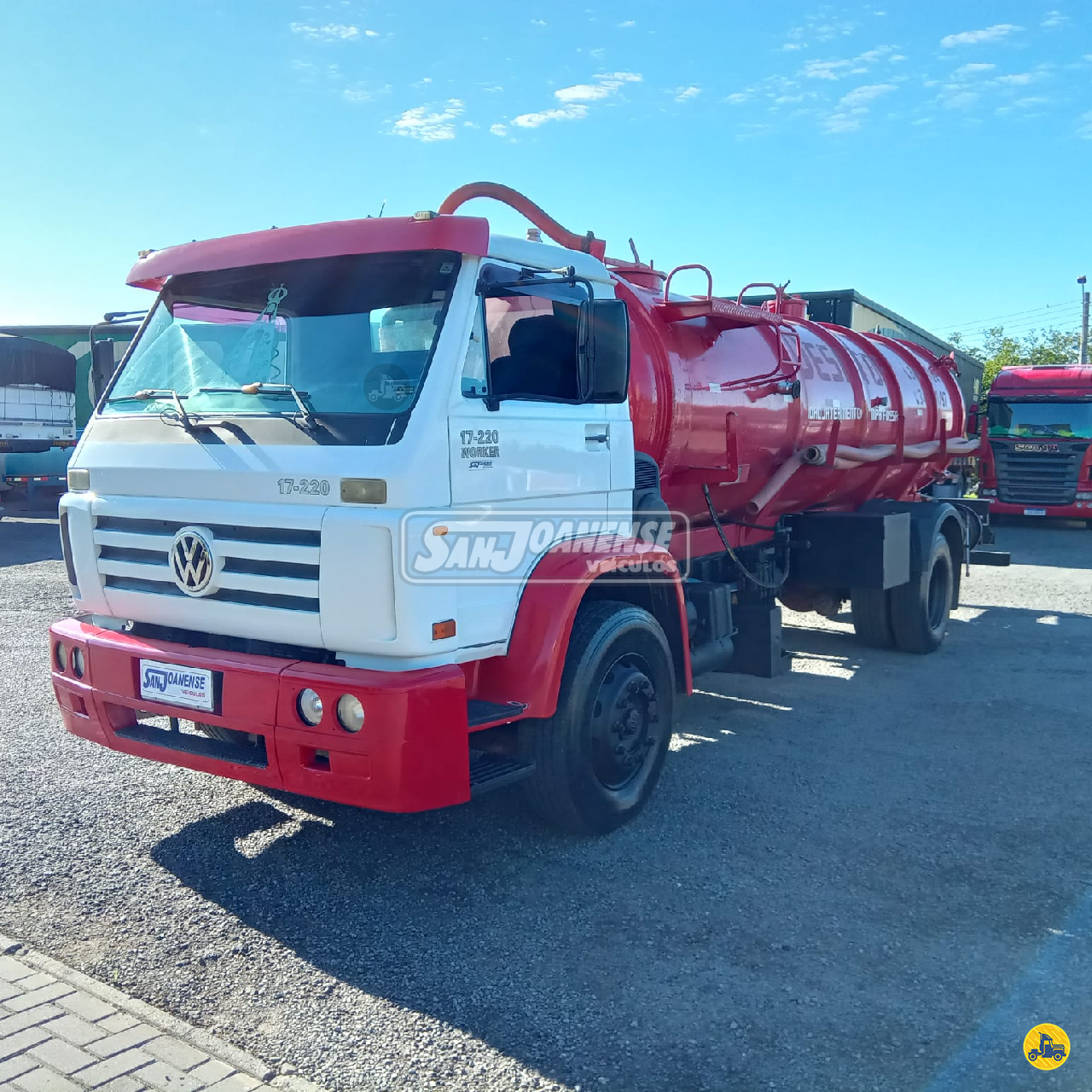 CAMINHAO VOLKSWAGEN VW 17220 Tanque Aço Toco 4x2 Sanjoanense Veículos LIMEIRA SÃO PAULO SP