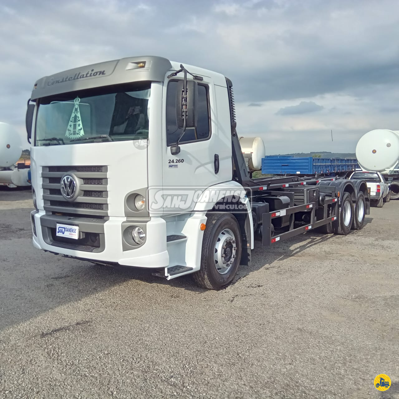 CAMINHAO VOLKSWAGEN VW 24260 Roll ON OFF Truck 6x2 Sanjoanense Veículos LIMEIRA SÃO PAULO SP