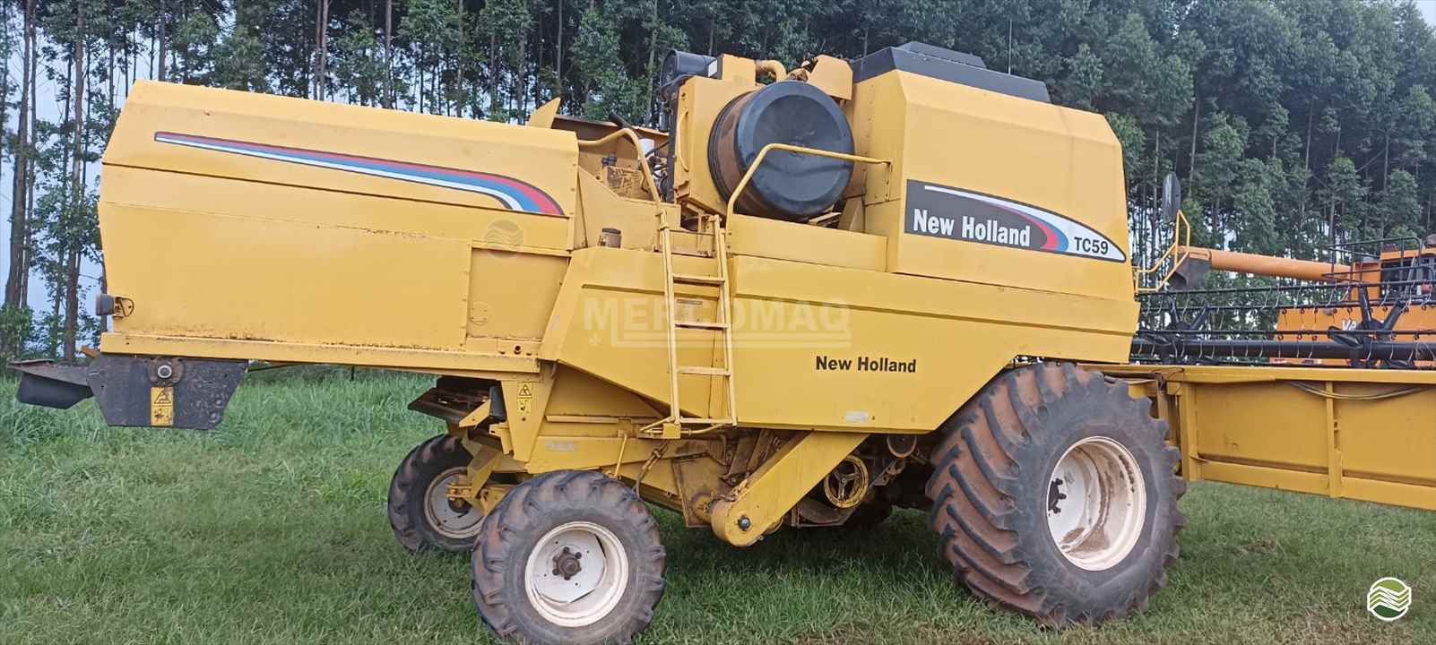 COLHEITADEIRA NEW HOLLAND TC 59 Mercomaq - JAN PRIMAVERA DO LESTE MATO GROSSO MT