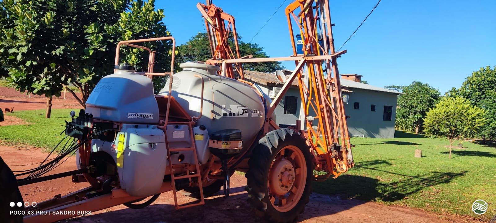 PULVERIZADOR JACTO ADVANCE 2000 AM18 Arrasto Rural Vendas® TERRA ROXA PARANÁ PR