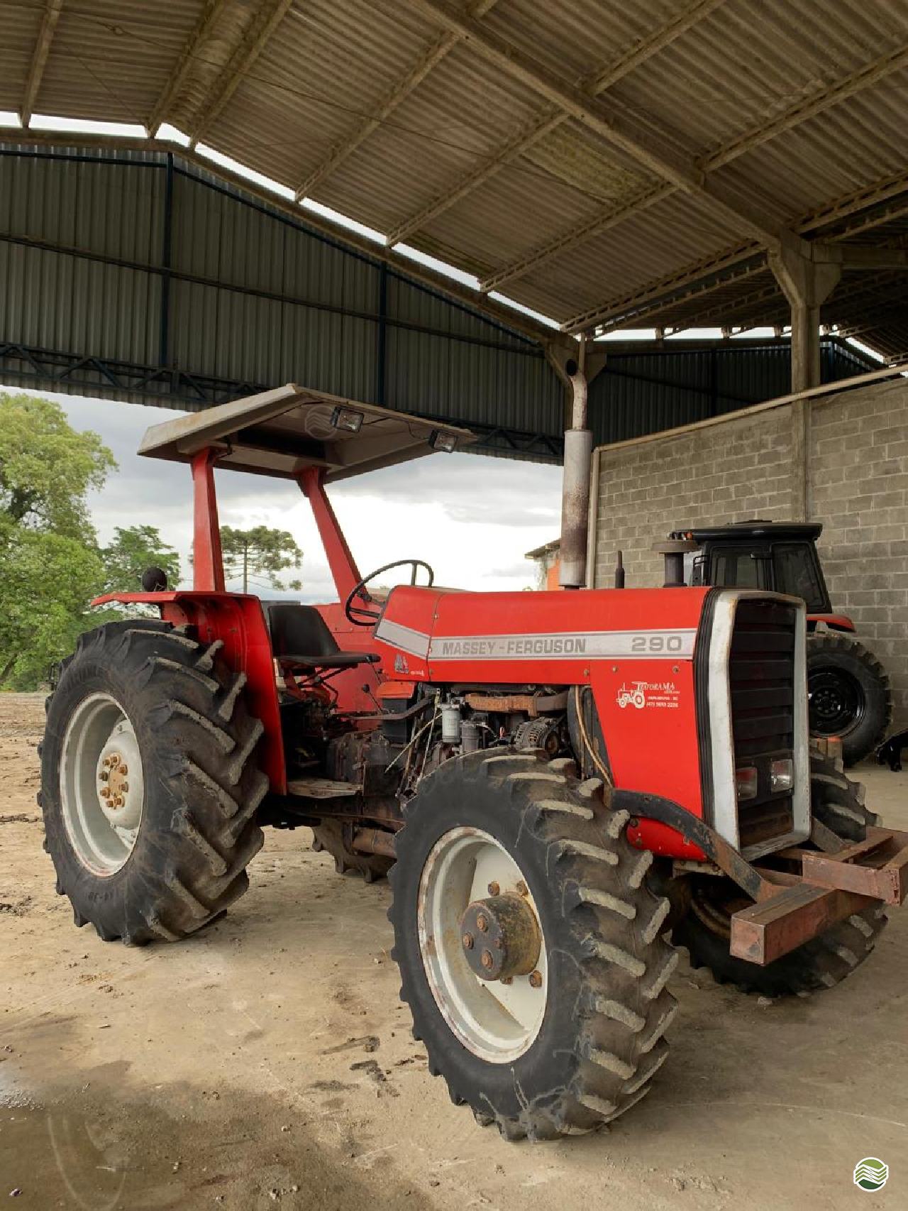 TRATOR MASSEY FERGUSON MF 290 Tração 4x4 Sul Norte - Mahindra PAPANDUVA SANTA CATARINA SC