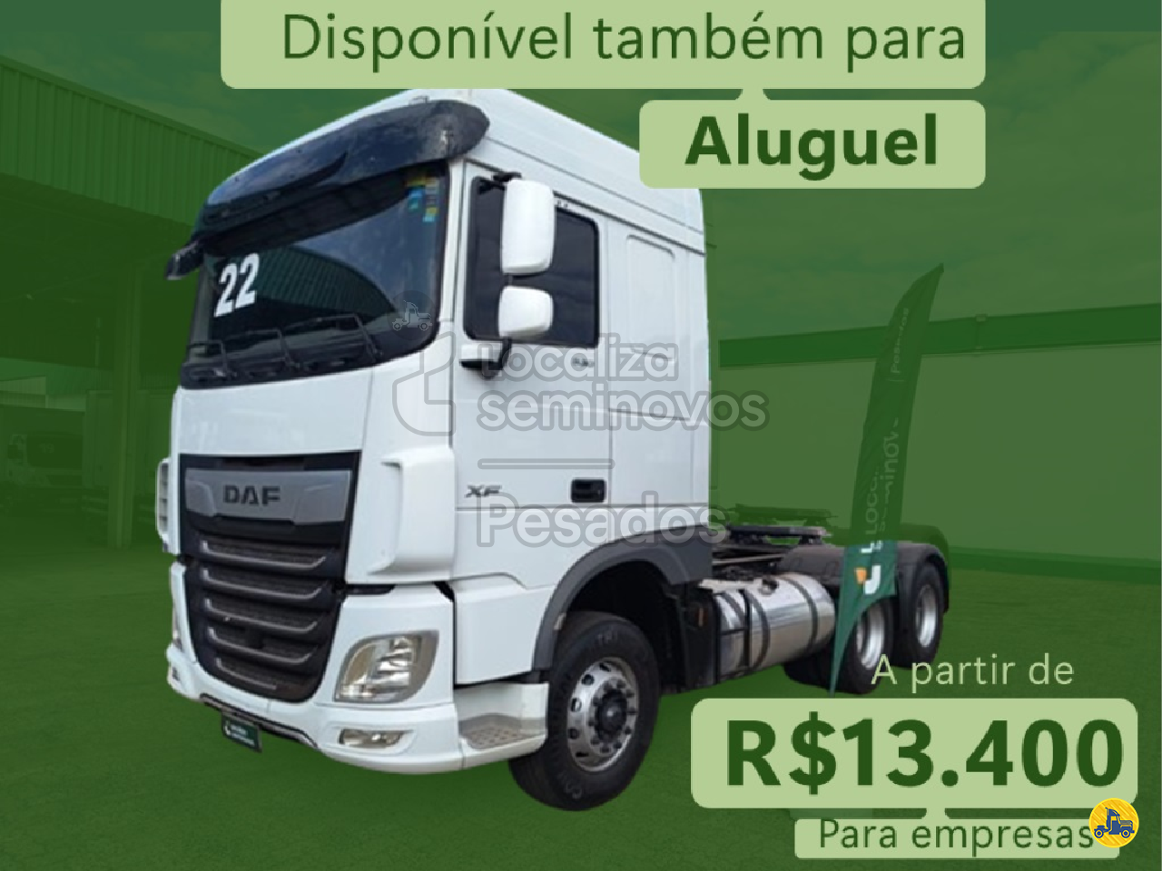 CAMINHAO DAF DAF XF FT 530 Localiza Seminovos Pesados - Ribeirão Preto RIBEIRAO PRETO SÃO PAULO SP