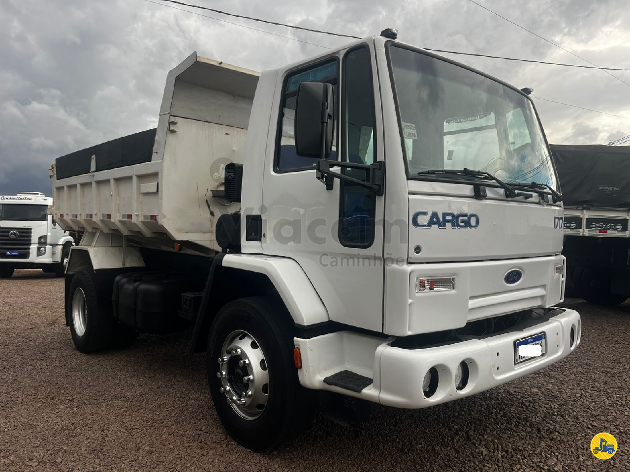 CAMINHAO FORD CARGO 1717 Caçamba Basculante Toco 4x2 Viacam Caminhões CASCAVEL PARANÁ PR