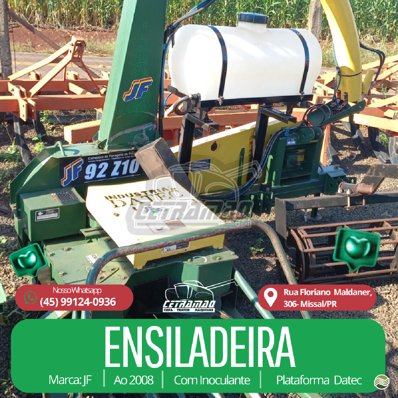 ENSILADEIRA AREA TOTAL de Cetramaq Máquinas