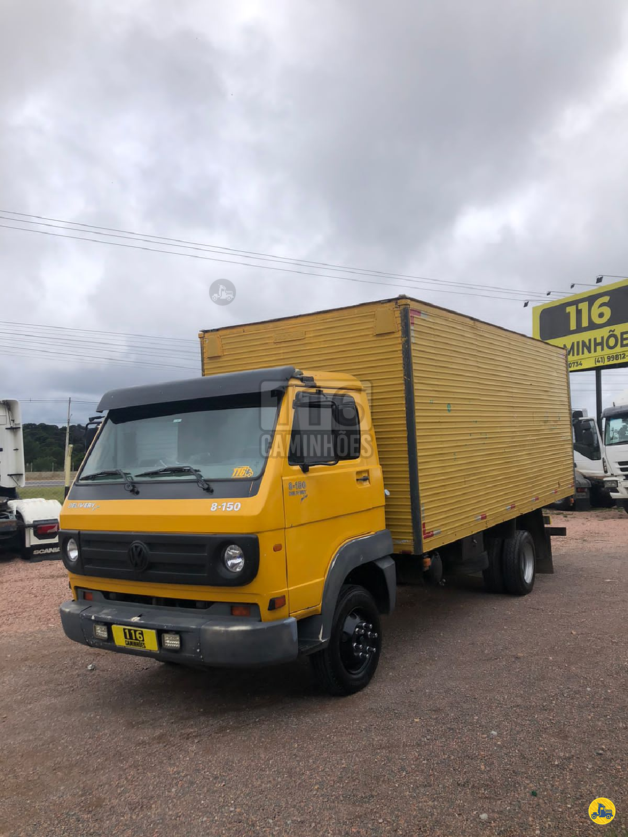 CAMINHAO VOLKSWAGEN VW 8150 Baú Furgão 3/4 4x2 116 Caminhões FAZENDA RIO GRANDE PARANÁ PR