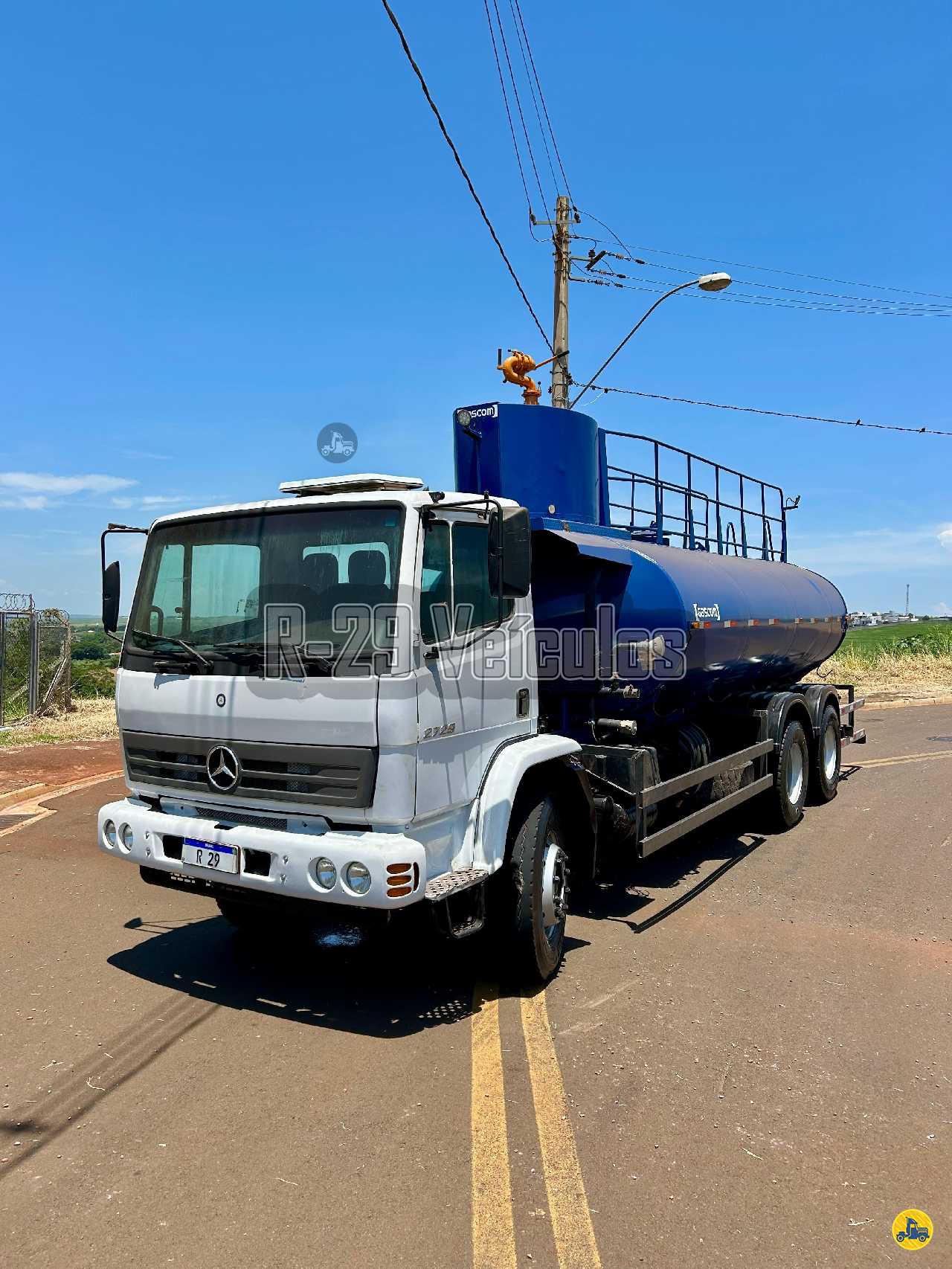 CAMINHAO MERCEDES-BENZ MB 2729 Tanque Pipa Truck 6x4 R29 Caminhões IRACEMAPOLIS SÃO PAULO SP