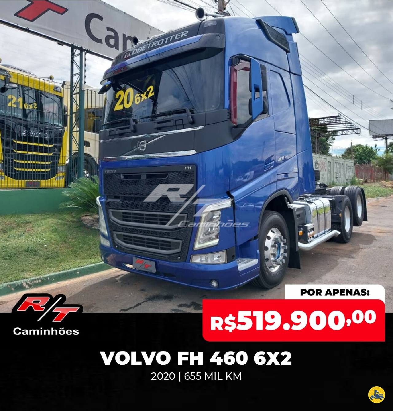 VOLVO FH 460 de RT Caminhões