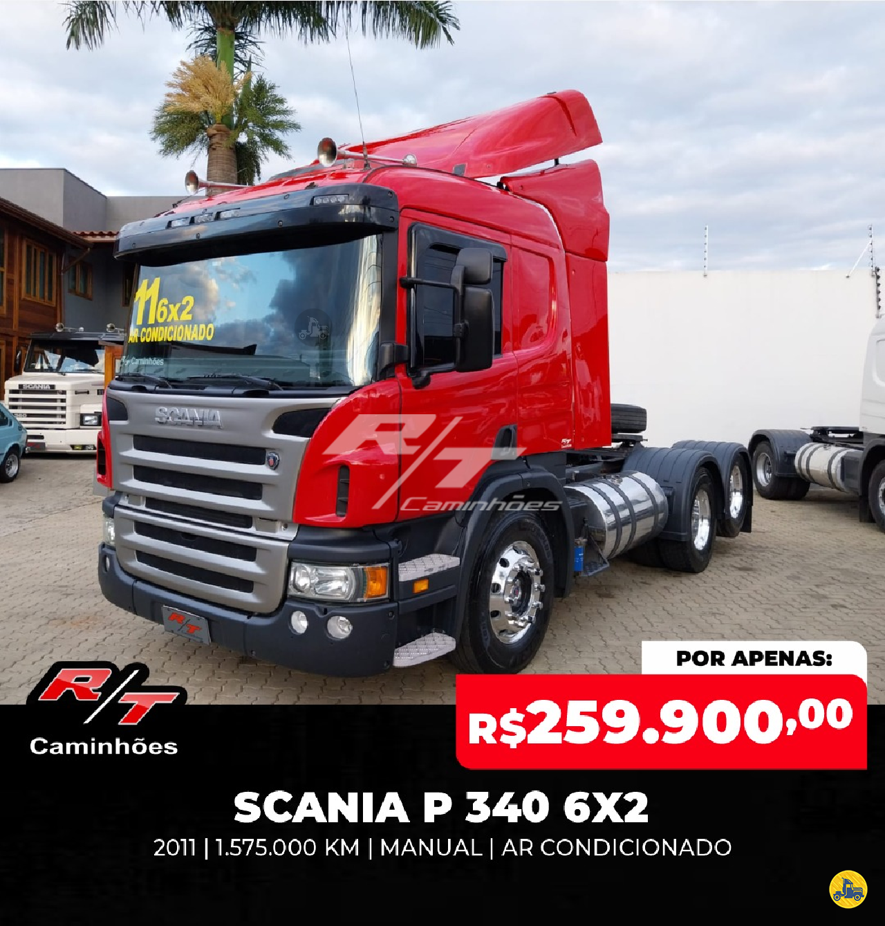 CAMINHAO SCANIA SCANIA P340 Cavalo Mecânico Cavalo 6x2 RT Caminhões SUMARE SÃO PAULO SP