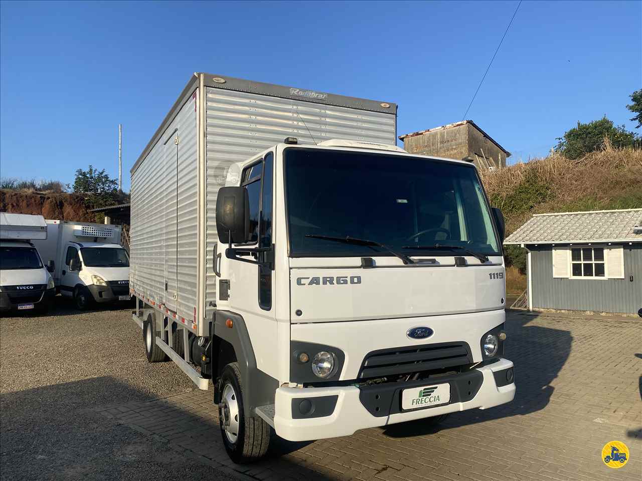 CAMINHAO FORD CARGO 1119 Baú Furgão 3/4 4x2 Freccia Caminhões JAGUARUNA SANTA CATARINA SC