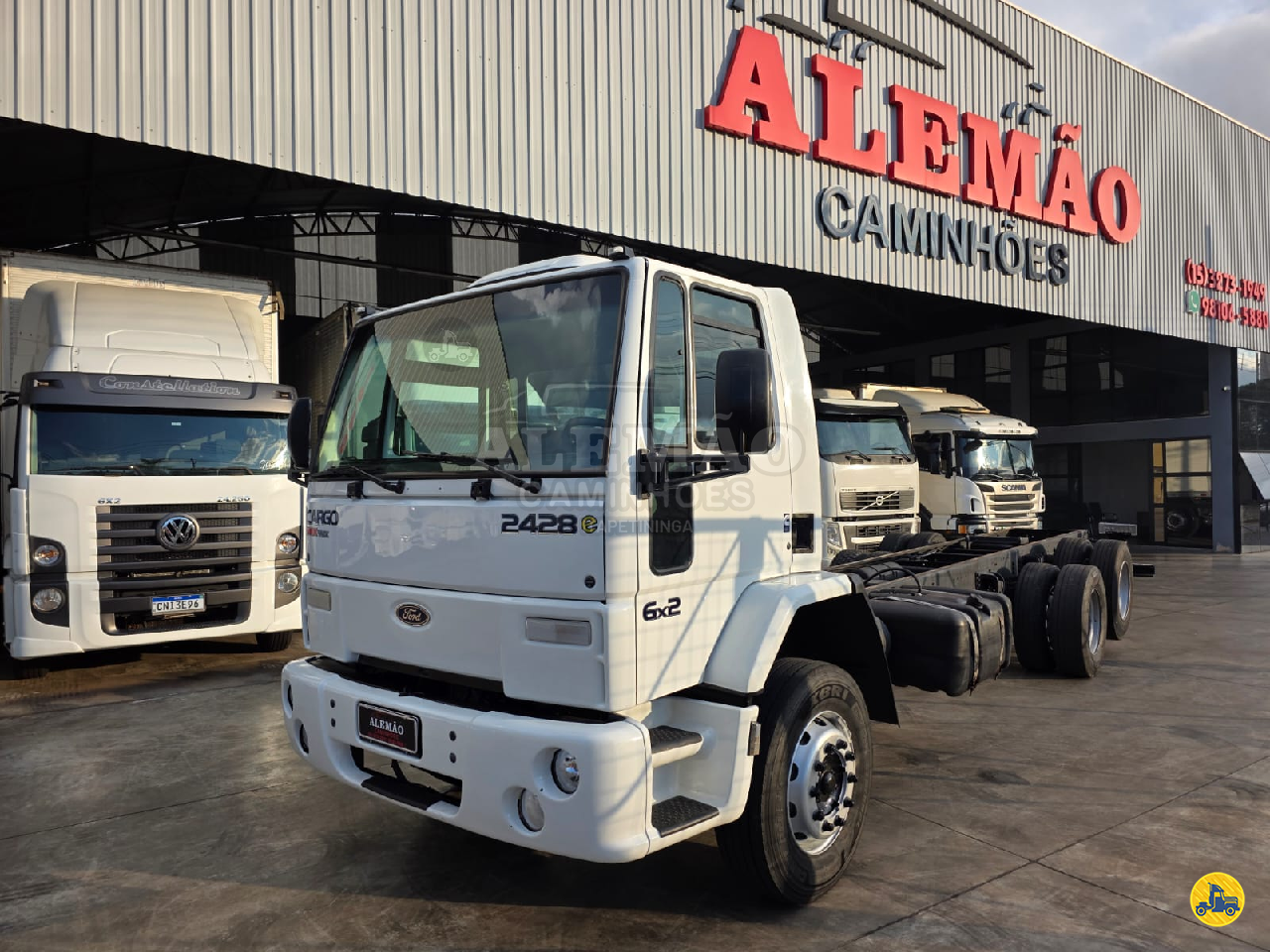 CAMINHAO FORD CARGO 2428 Chassis Truck 6x2 Alemão Caminhões Itapetininga ITAPETININGA SÃO PAULO SP