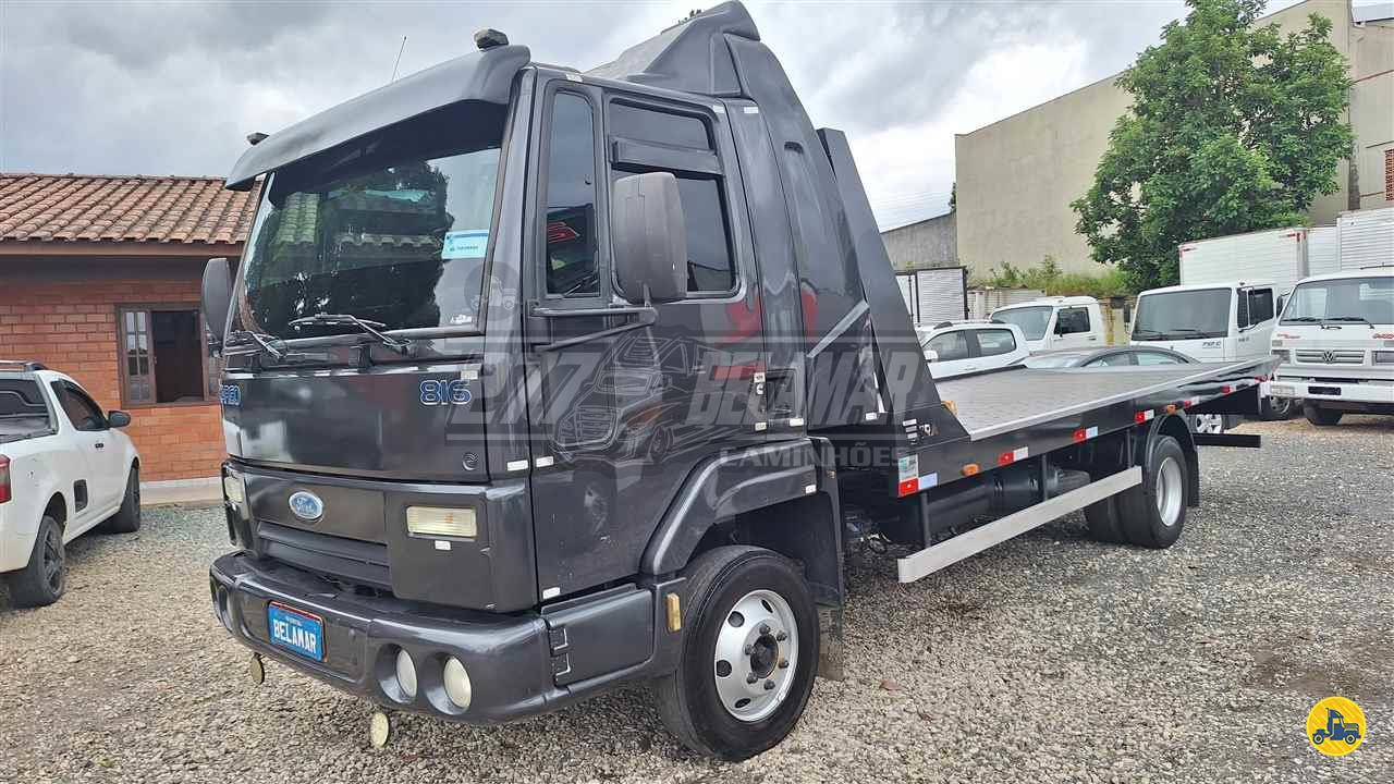 CAMINHAO FORD CARGO 816 Plataforma Guincho 3/4 4x2 277 Belamar Caminhões CAMPO LARGO PARANÁ PR