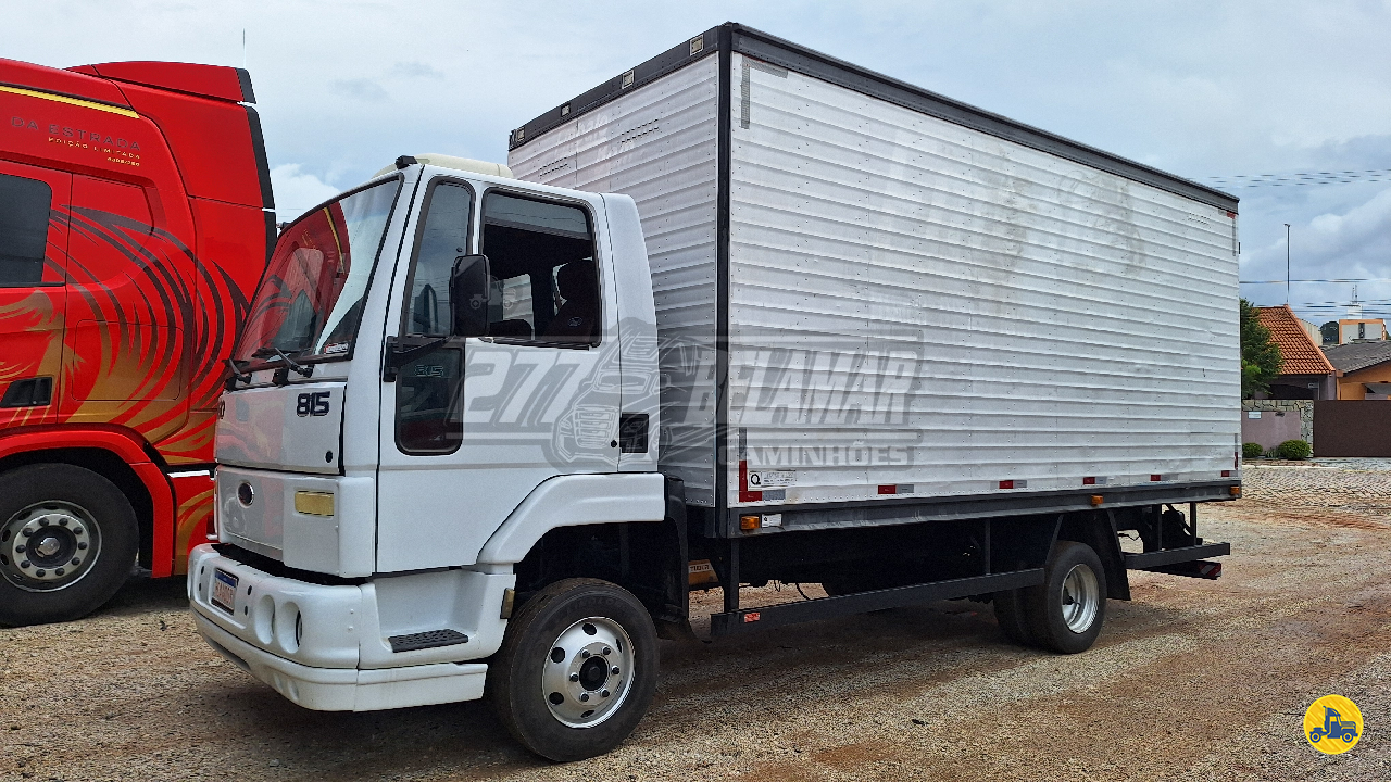 CAMINHAO FORD CARGO 815 Baú Furgão 3/4 4x2 277 Belamar Caminhões CAMPO LARGO PARANÁ PR