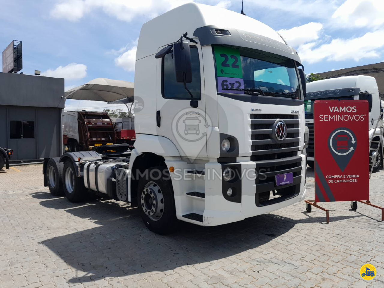 CAMINHAO VOLKSWAGEN VW 25420 Cavalo Mecânico Truck 6x2 Vamos Seminovos -  Betim BETIM MINAS GERAIS MG