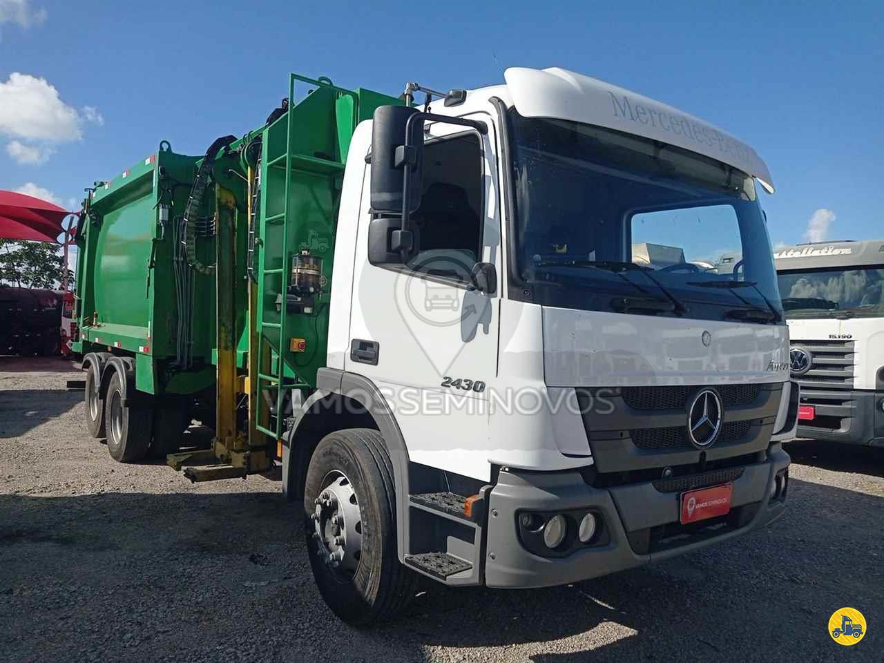 CAMINHAO MERCEDES-BENZ MB 2430 Coletor de Lixo Truck 6x2 Vamos Seminovos - Recife  JABOATAO DOS GUARARAPES PERNAMBUCO PE