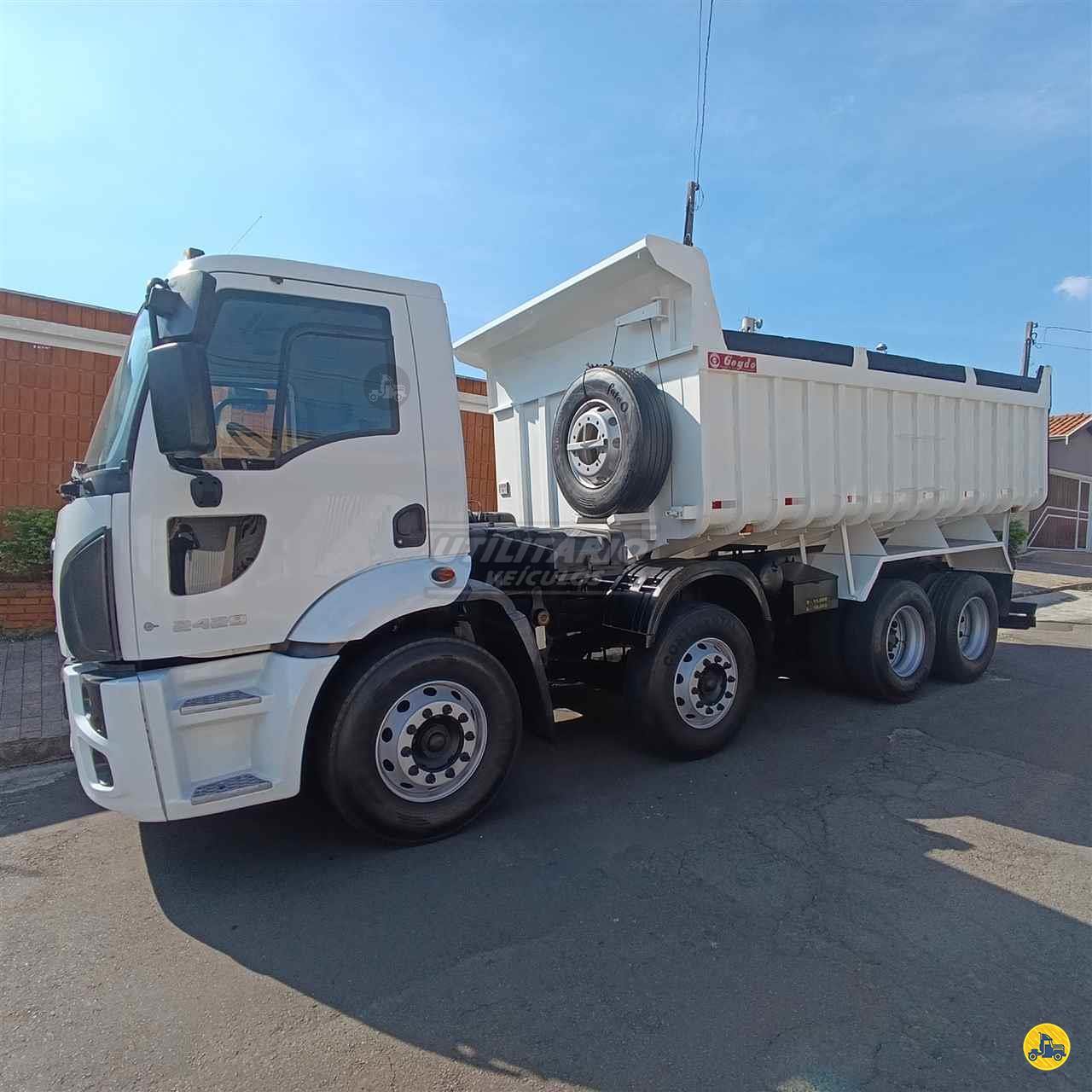 CAMINHAO FORD CARGO 2429 Caçamba Basculante BiTruck 8x2 Utilitário Veículos PIRACICABA SÃO PAULO SP