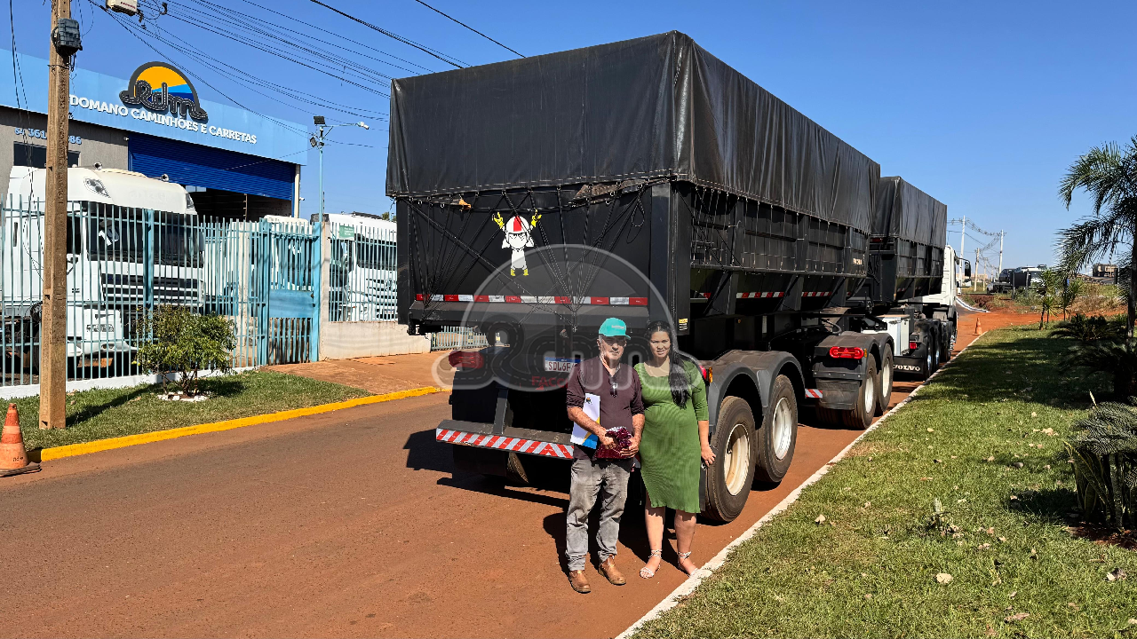 Olha quem reforçou o time de peso! A Truck Transportes S/A, de Brasília - DF, garantiu um Bitrem Basculante Facchini pra acelerar nos negócios! Obrigado pela parceria!
