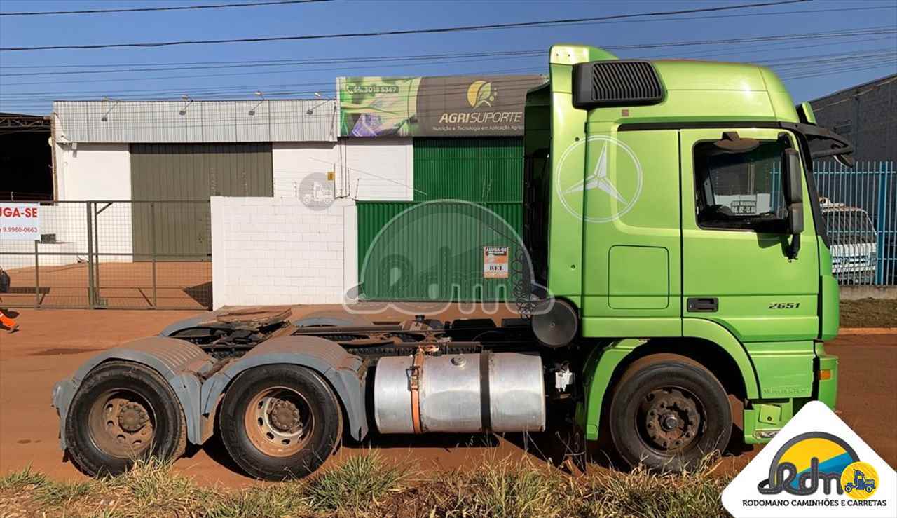 CAMINHAO MERCEDES-BENZ MB 2651 Cavalo Mecânico Cavalo 6x4 Rodomano Caminhões e Carretas RIO VERDE GOIAS GO