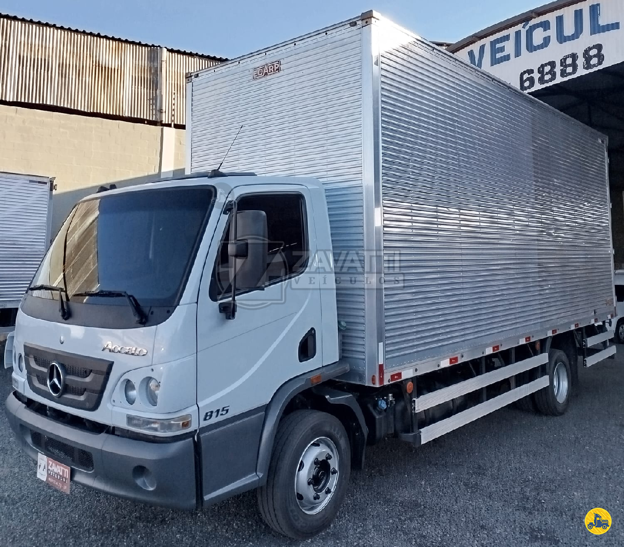 CAMINHAO MERCEDES-BENZ MB 815 Baú Furgão 3/4 4x2 Zavatti Veículos MONTE ALTO SÃO PAULO SP