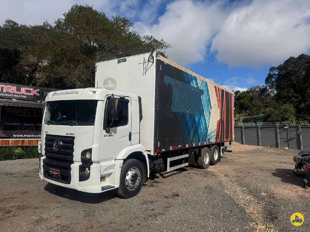 CAMINHAO VOLKSWAGEN VW 24250 Baú Sider Cavalo 6x2 MacTruck CURITIBA PARANÁ PR