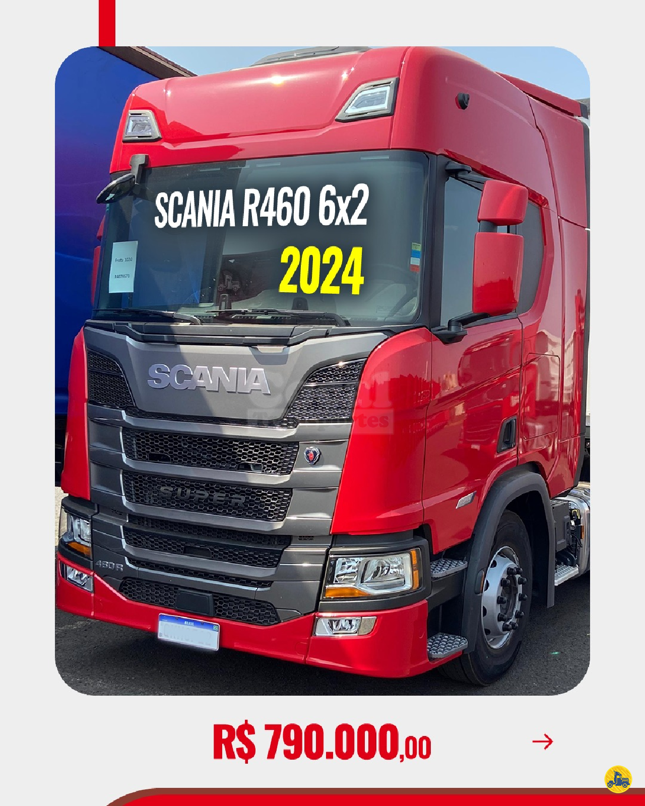 CAMINHAO SCANIA SCANIA R460 Cavalo Mecânico Cavalo 6x2 Cocal Semi Novos UBERLANDIA MINAS GERAIS MG