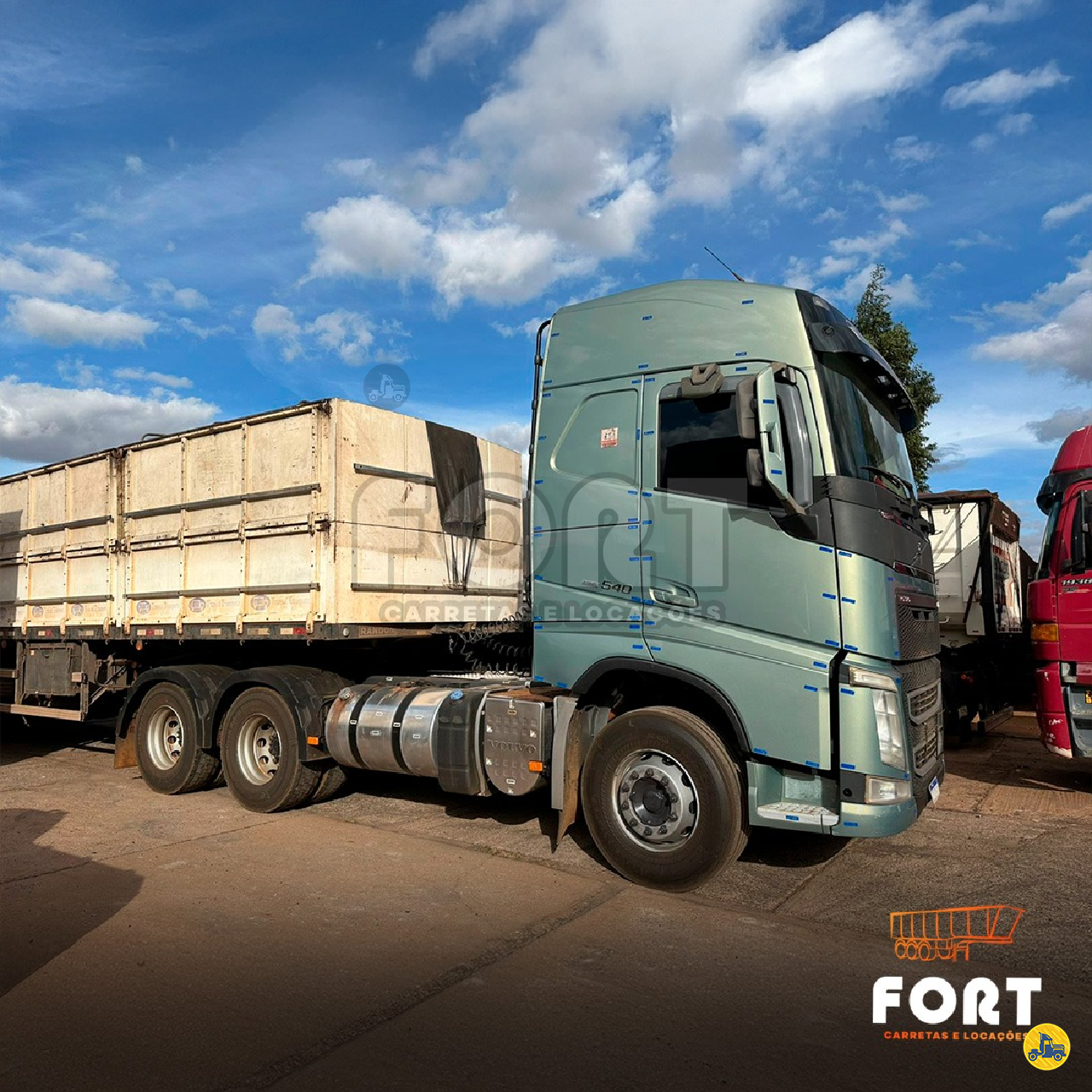 CAMINHAO VOLVO VOLVO FH 540 Cavalo Mecânico Cavalo 6x4 Fort Carretas e Locações CRAVINHOS SÃO PAULO SP