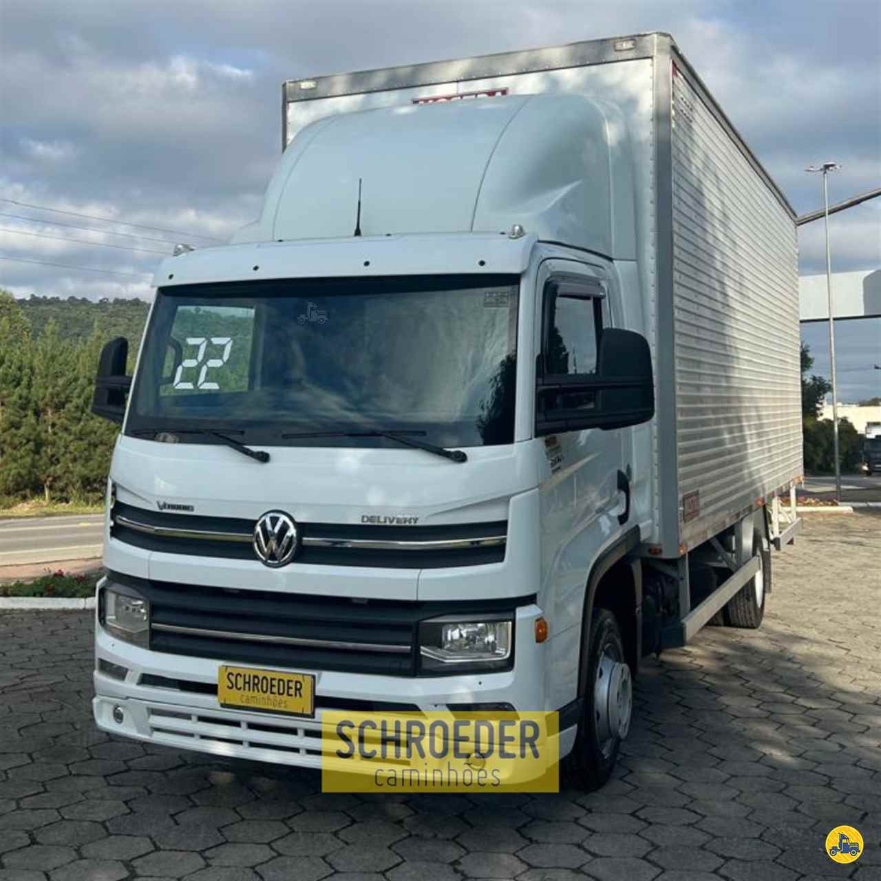 CAMINHAO VOLKSWAGEN VW 9170 Baú Furgão 3/4 4x2 Schroeder Caminhões ITUPORANGA SANTA CATARINA SC