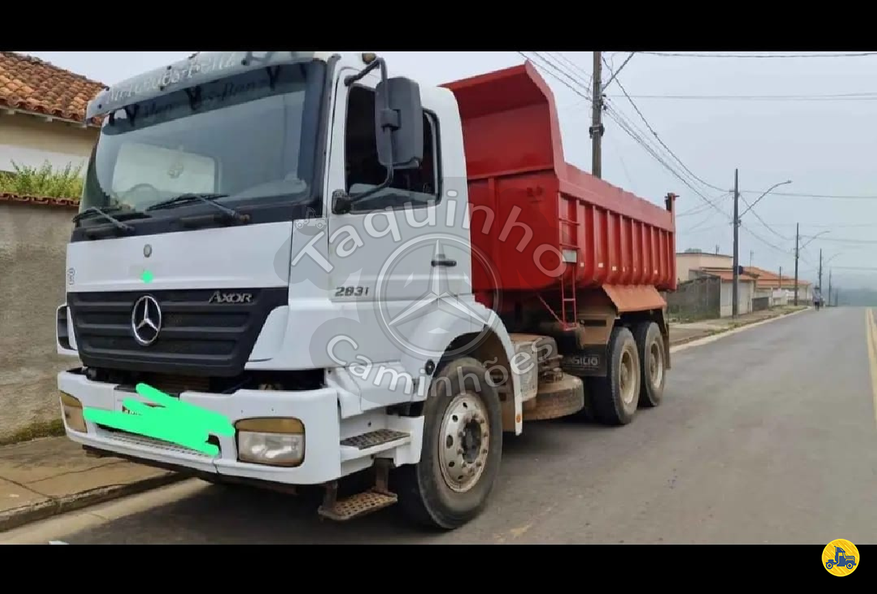 CAMINHAO MERCEDES-BENZ MB 2831 Caçamba Basculante Truck 6x4 Taquinho Caminhões DIVINOPOLIS MINAS GERAIS MG