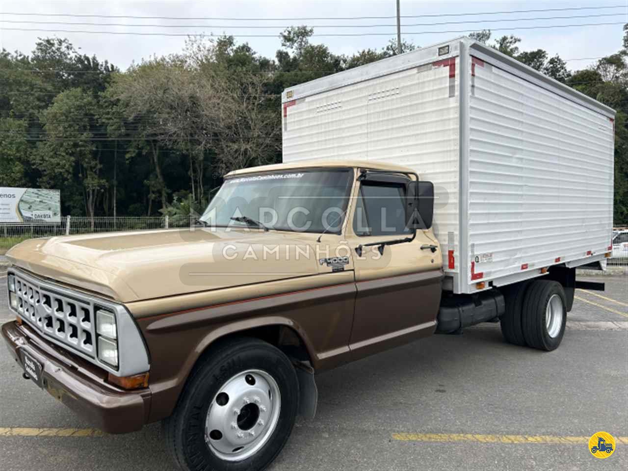 CAMINHAO FORD F4000 Baú Furgão 3/4 4x2 Marcolla Caminhões BLUMENAU SANTA CATARINA SC