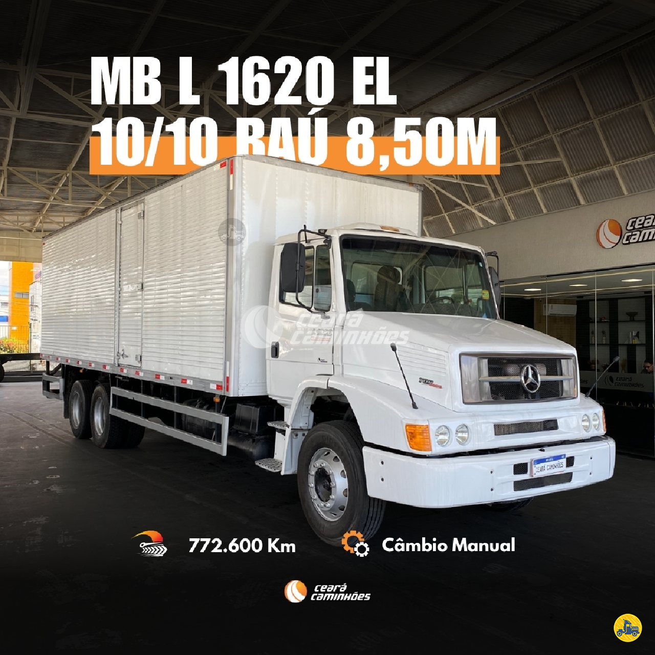 CAMINHAO MERCEDES-BENZ MB 1620 Baú Furgão Truck 6x2 Ceará Caminhões FORTALEZA CEARÁ CE