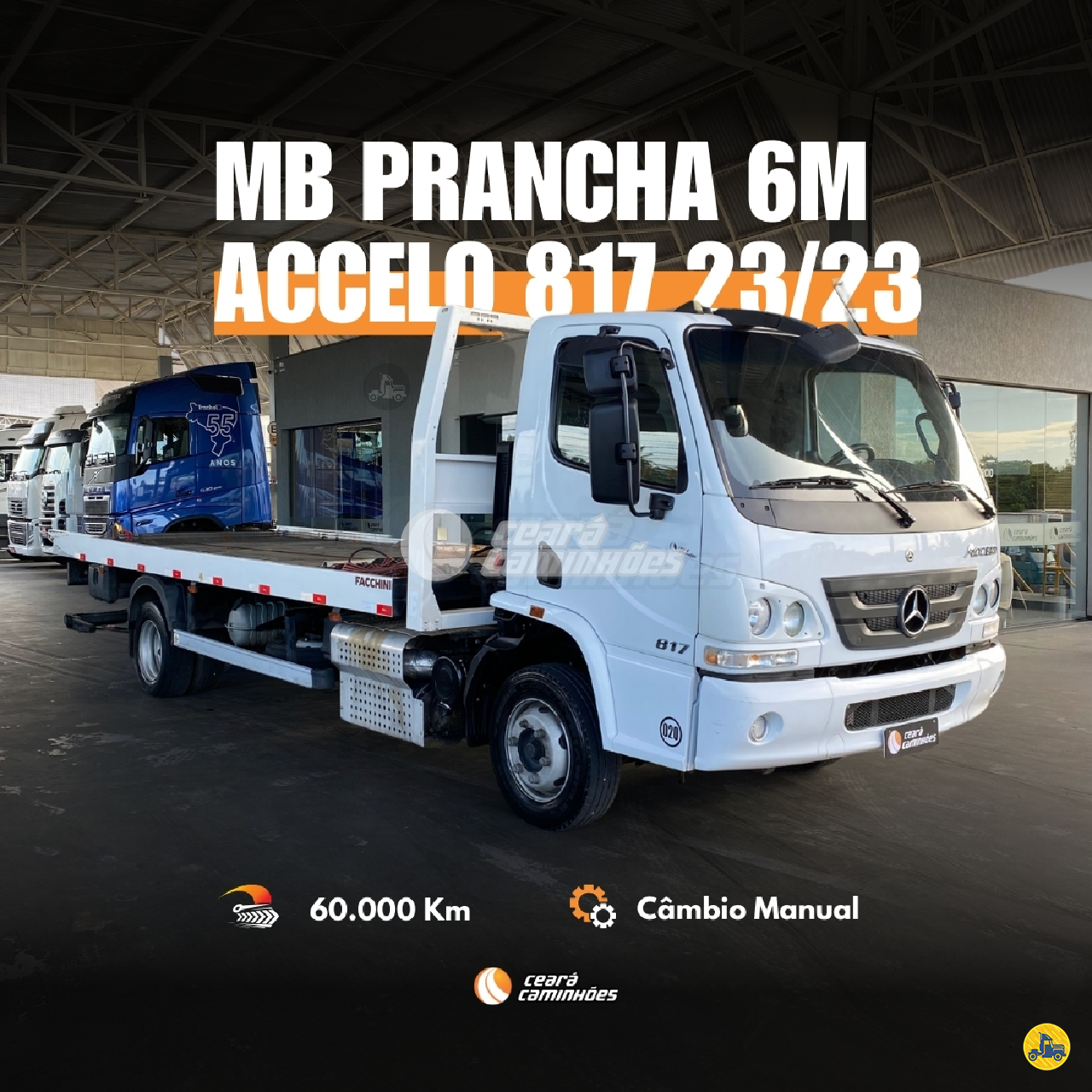 CAMINHAO MERCEDES-BENZ MB 817 Plataforma Guincho 3/4 4x2 Ceará Caminhões FORTALEZA CEARÁ CE
