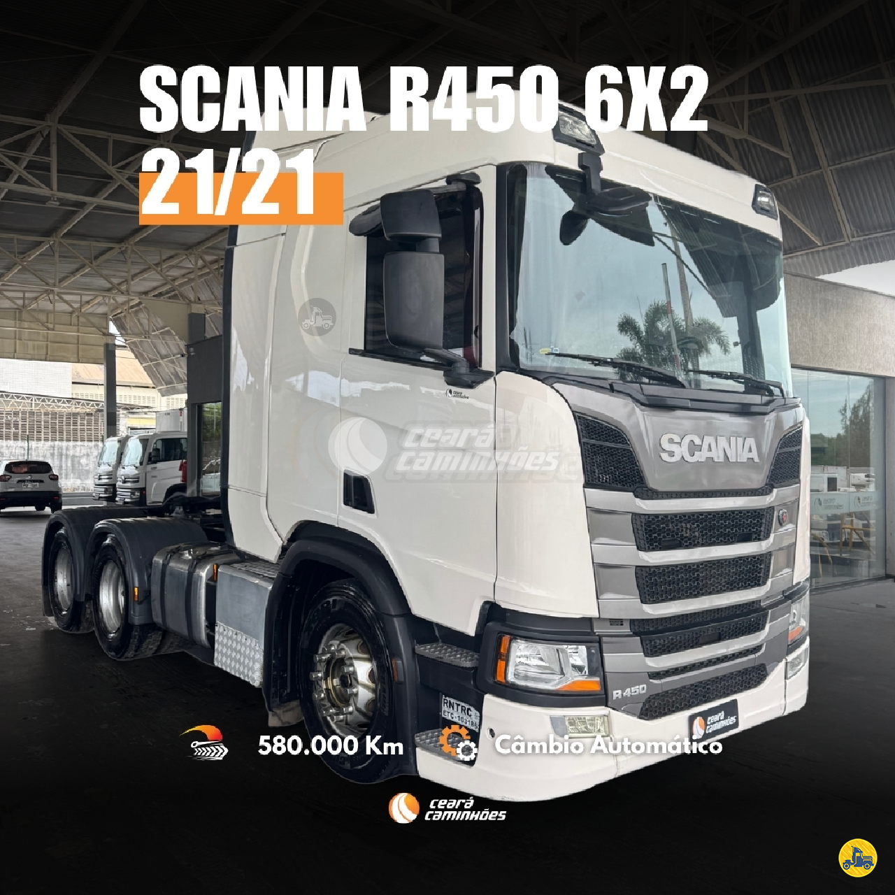CAMINHAO SCANIA SCANIA R450 Chassis Cavalo 6x2 Ceará Caminhões FORTALEZA CEARÁ CE