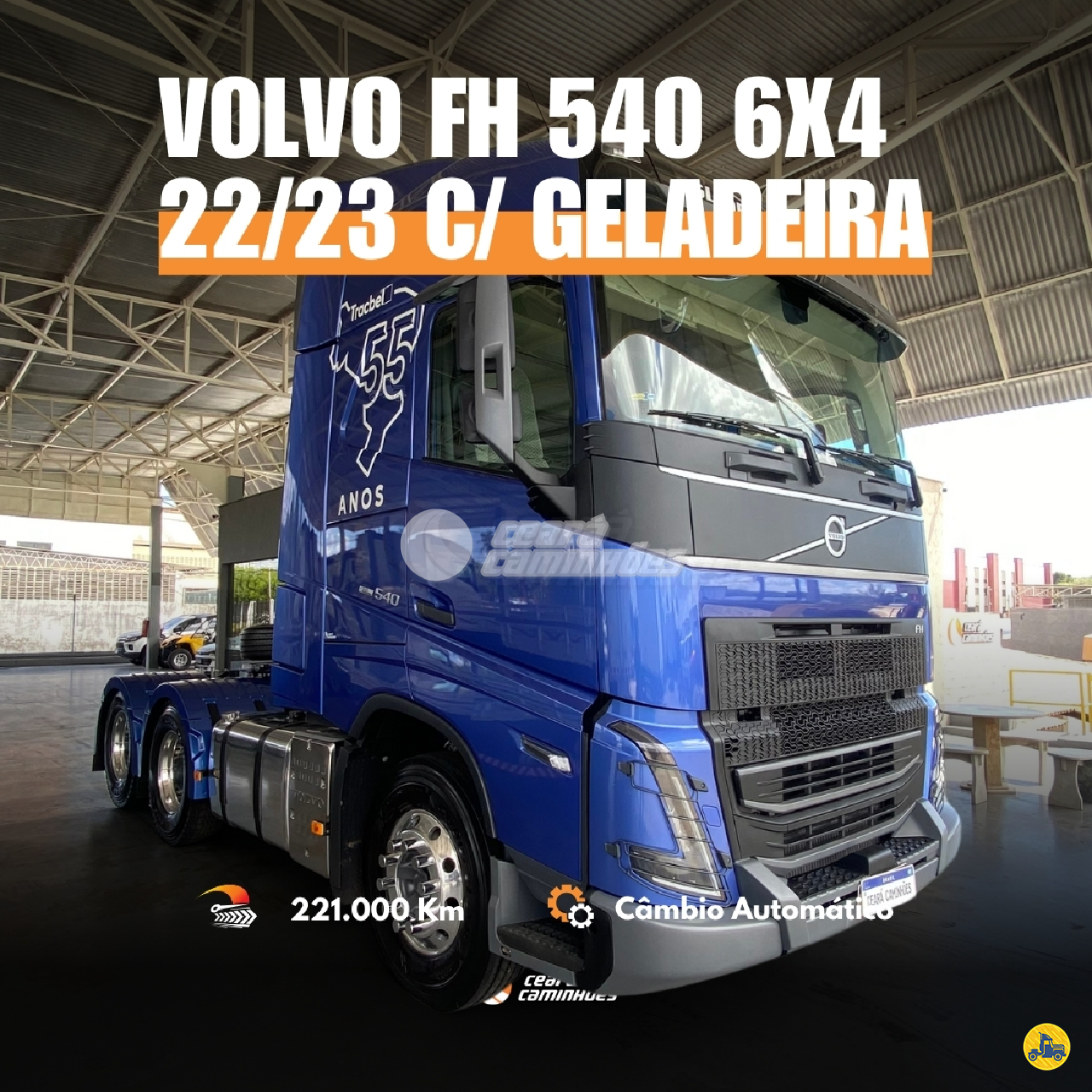 CAMINHAO VOLVO VOLVO FH 540 Chassis Cavalo 6x4 Ceará Caminhões FORTALEZA CEARÁ CE
