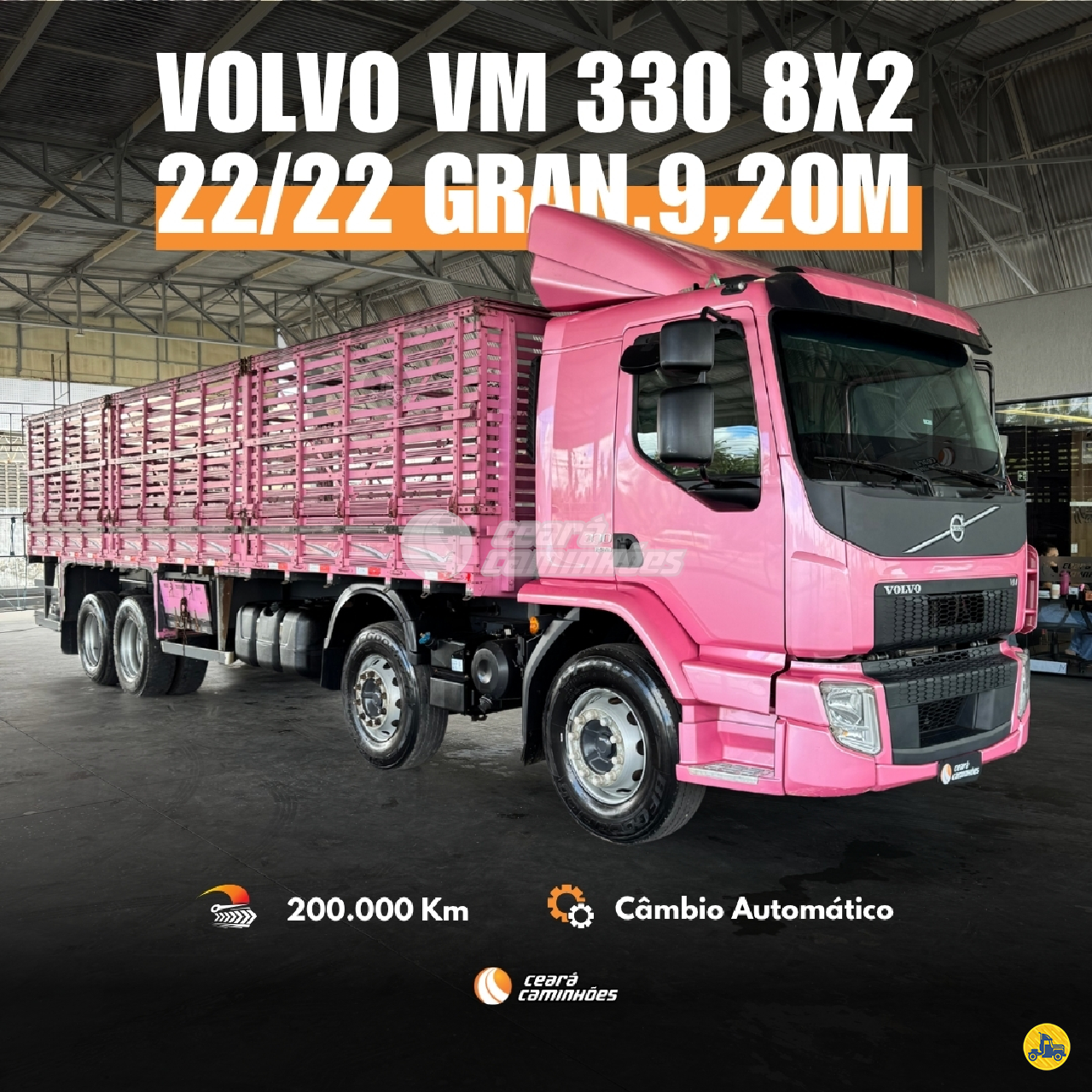 CAMINHAO VOLVO VOLVO VM 330 Graneleiro BiTruck 8x2 Ceará Caminhões FORTALEZA CEARÁ CE